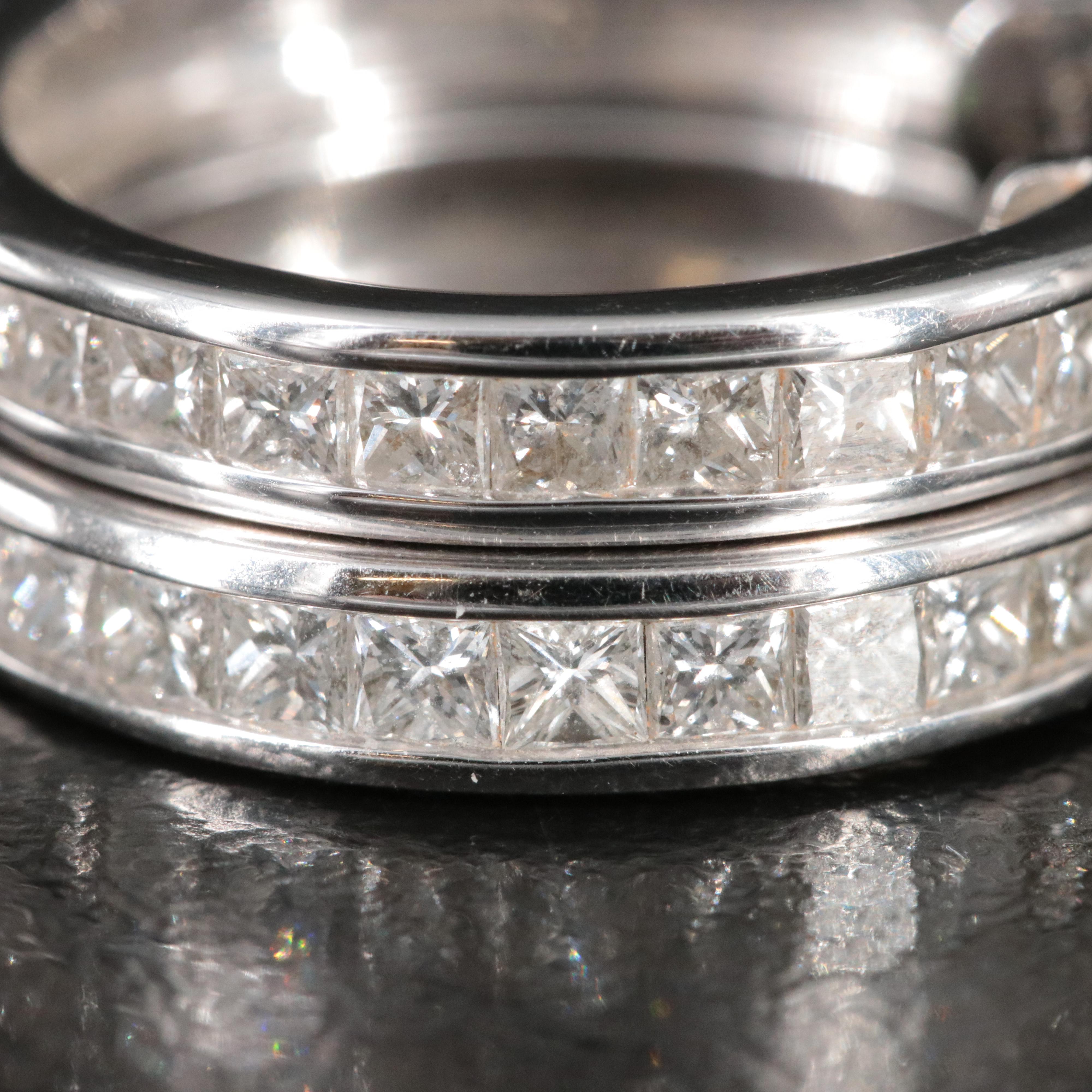 14K 0.55 CTW Diamond Hoop Earrings