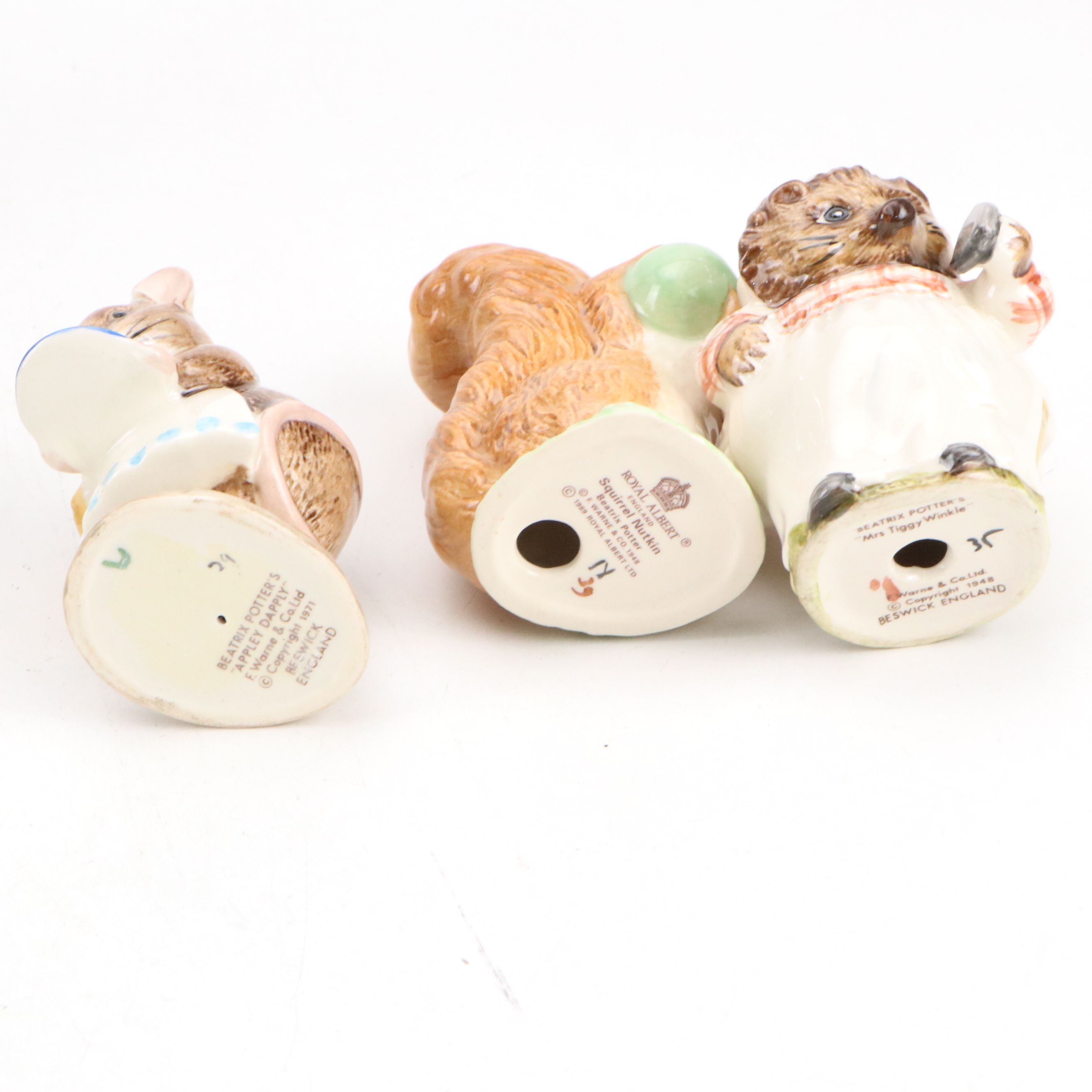 Beswick Peter Rabbit and Other Beatrix Potter Characters Figurines