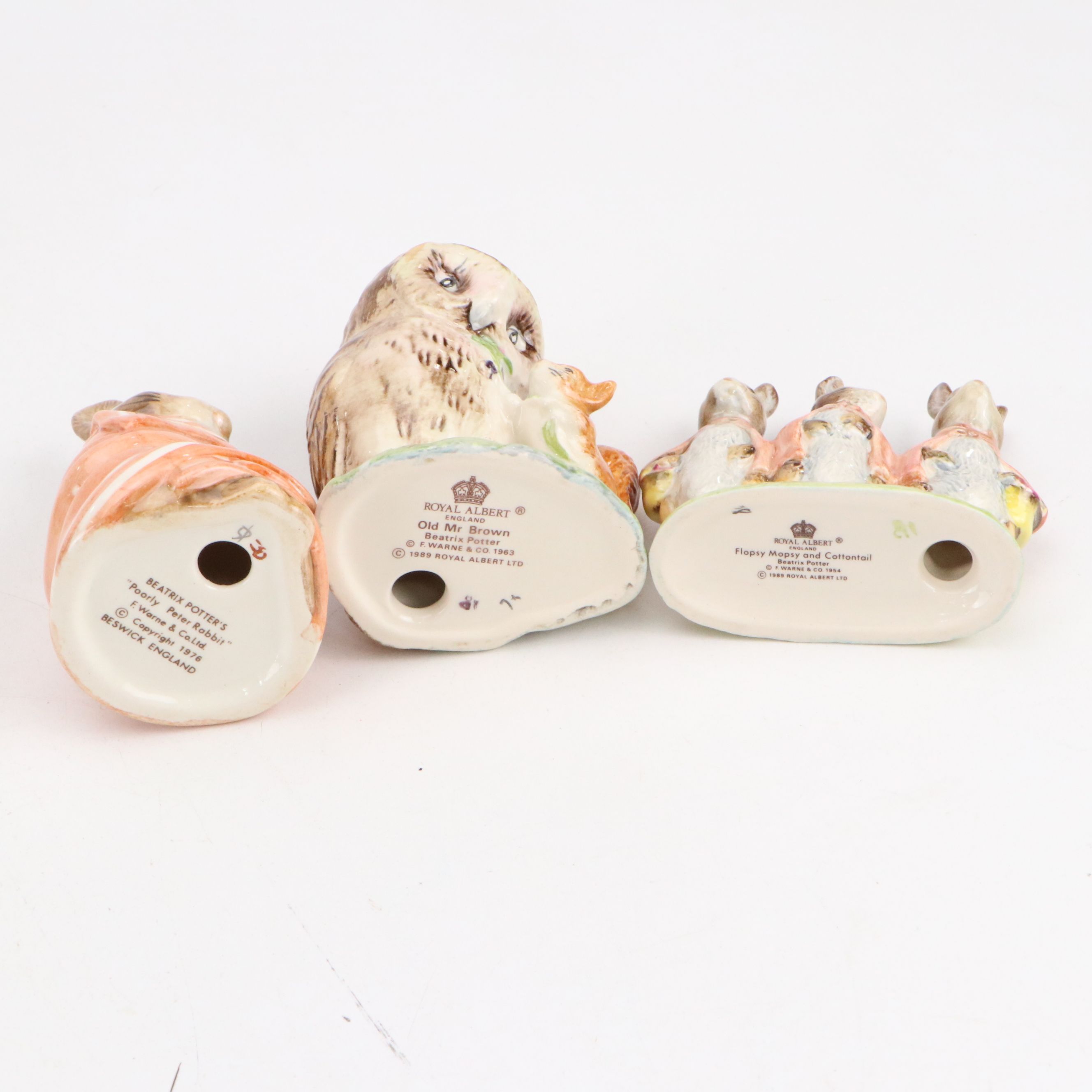 Beswick Peter Rabbit and Other Beatrix Potter Characters Figurines