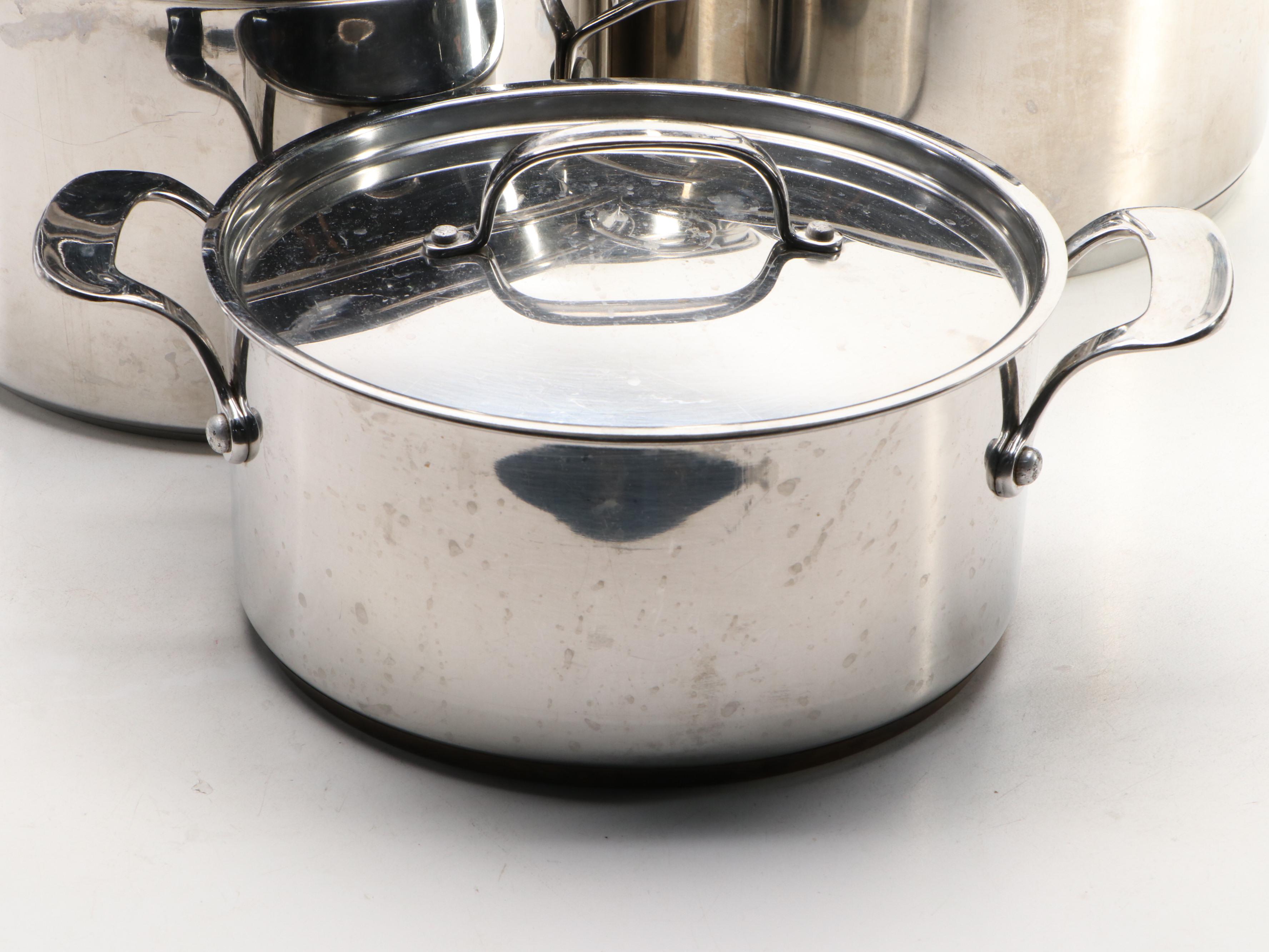 Tramontina with Other Stainless Steel Pots