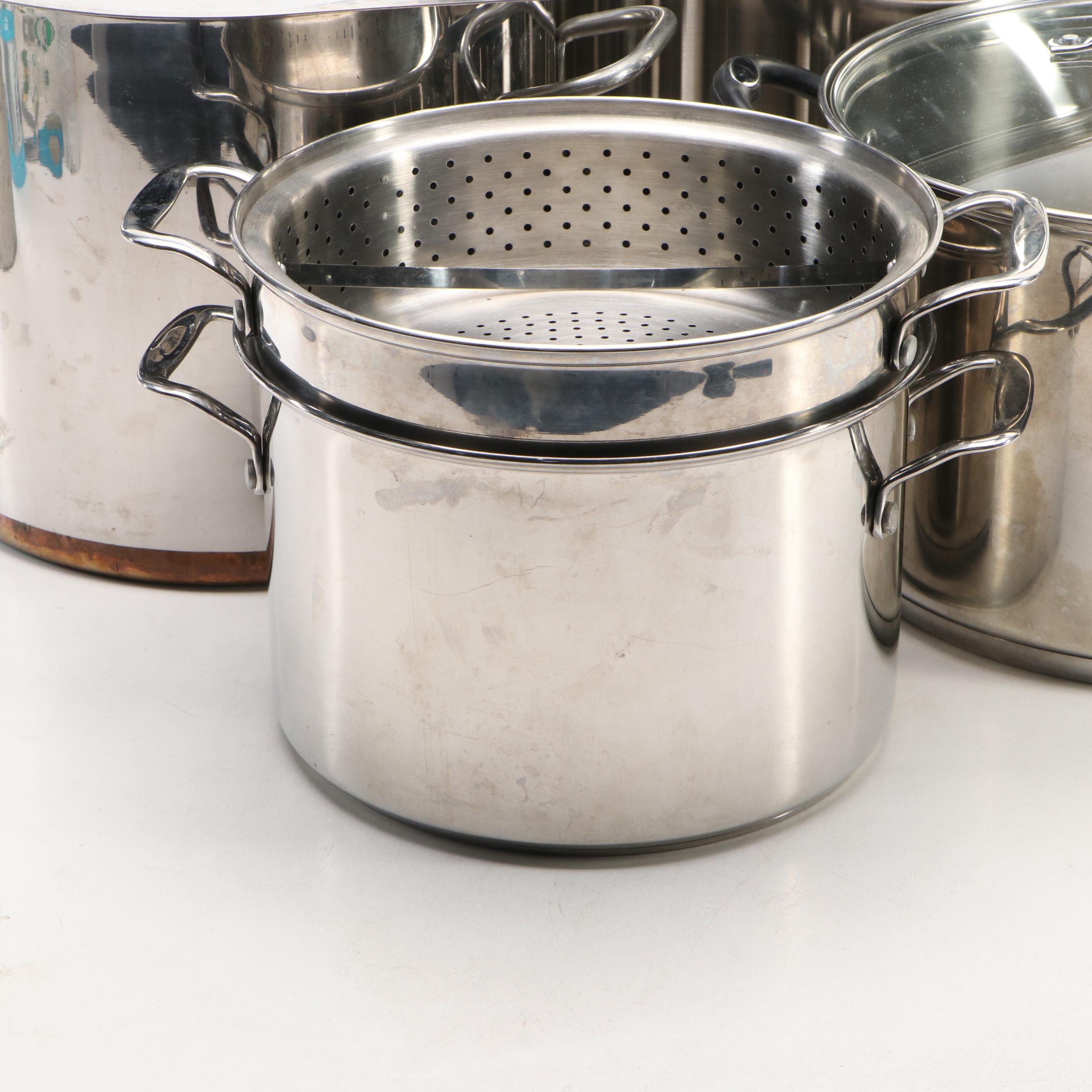 Tramontina with Other Stainless Steel Pots