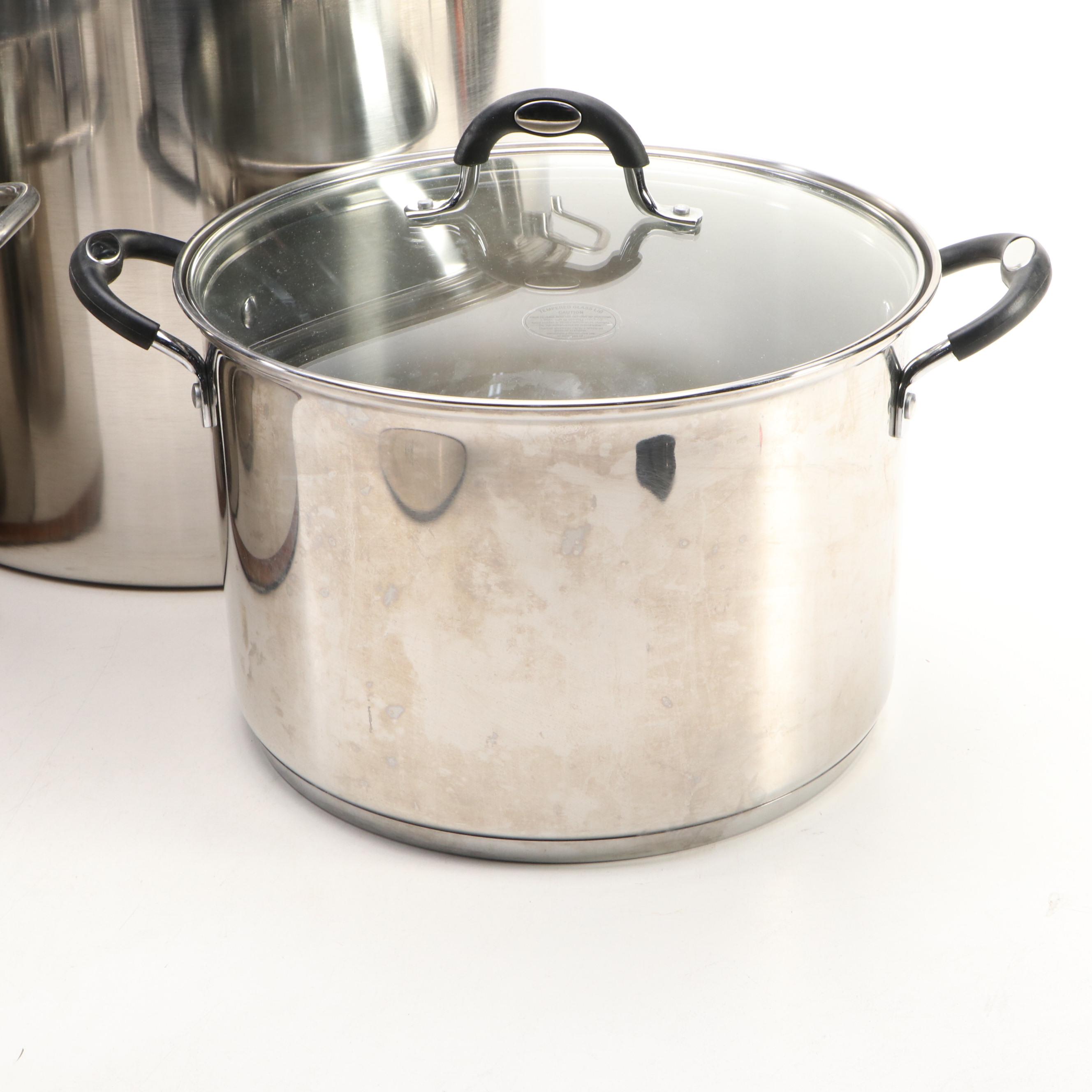 Tramontina with Other Stainless Steel Pots