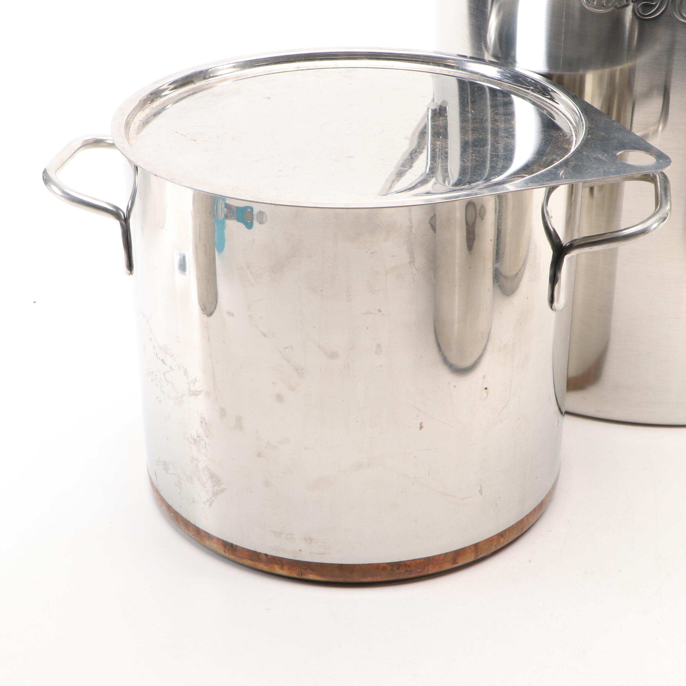 Tramontina with Other Stainless Steel Pots