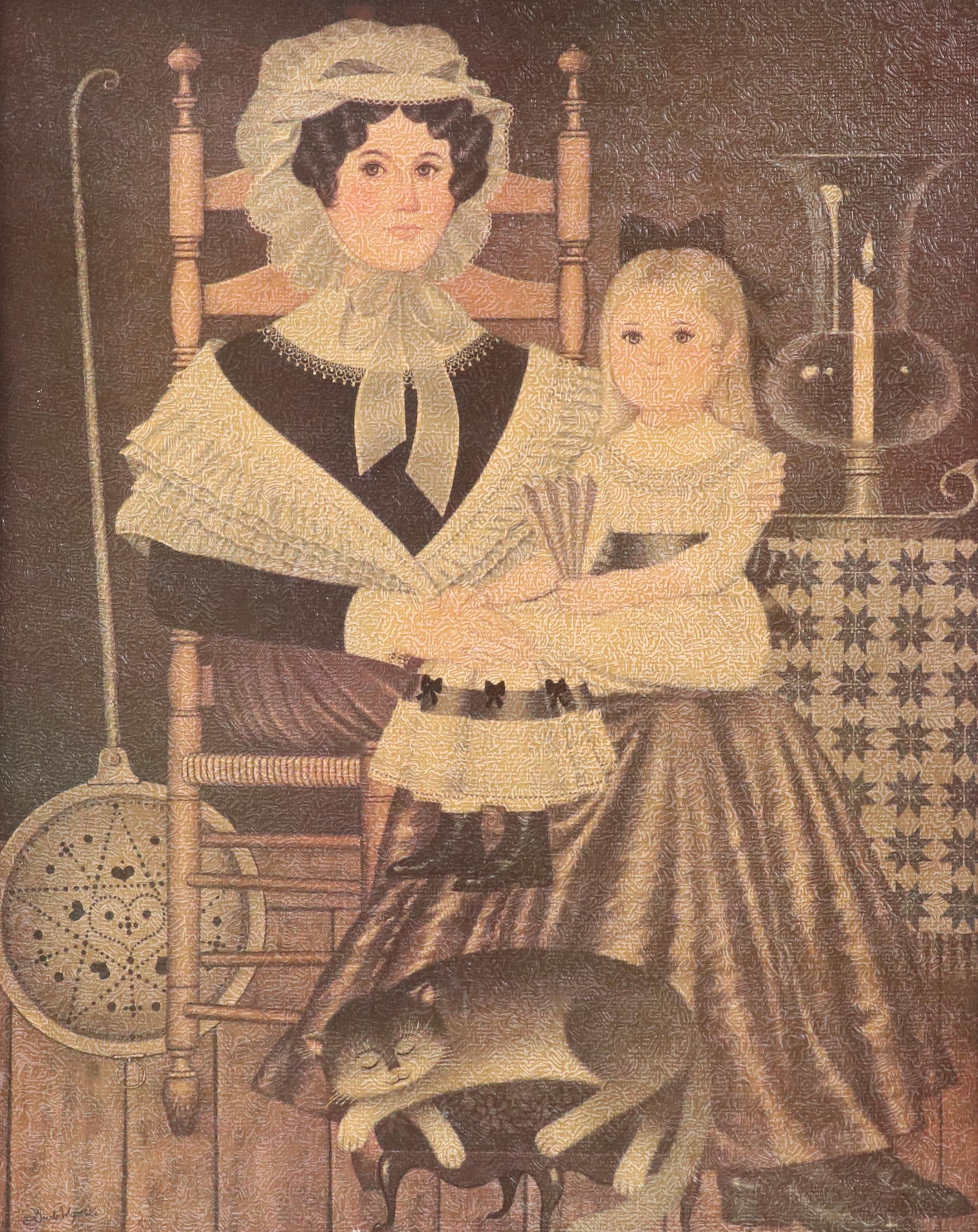 Folk Art Offset Lithographs After Charles Wysocki