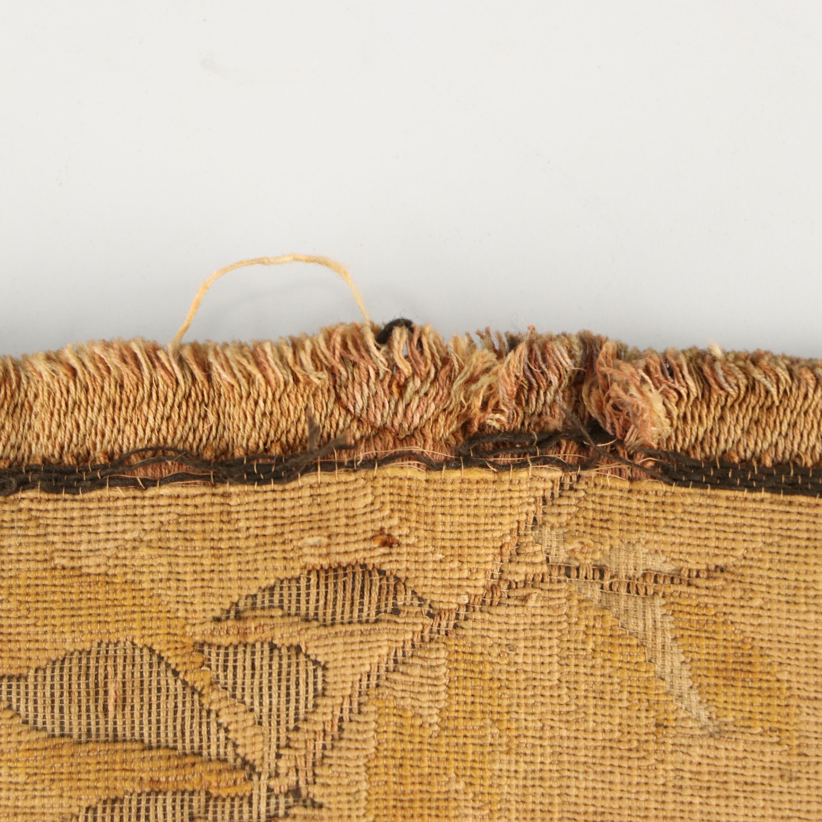 French Mechanic Jacquard Tapestry of Strolling Couple After Achille-Fould