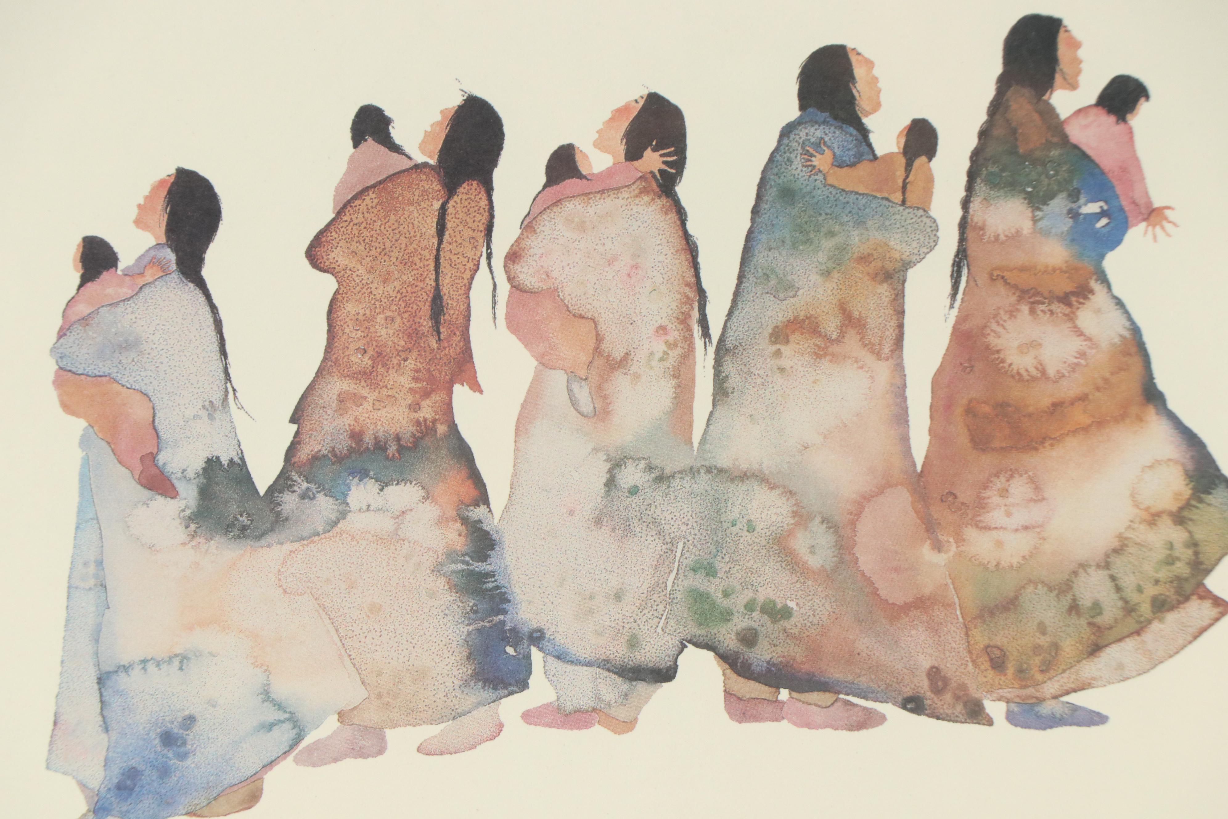 Pair of Offset Lithographs After Carol Grigg Including "First Angels"