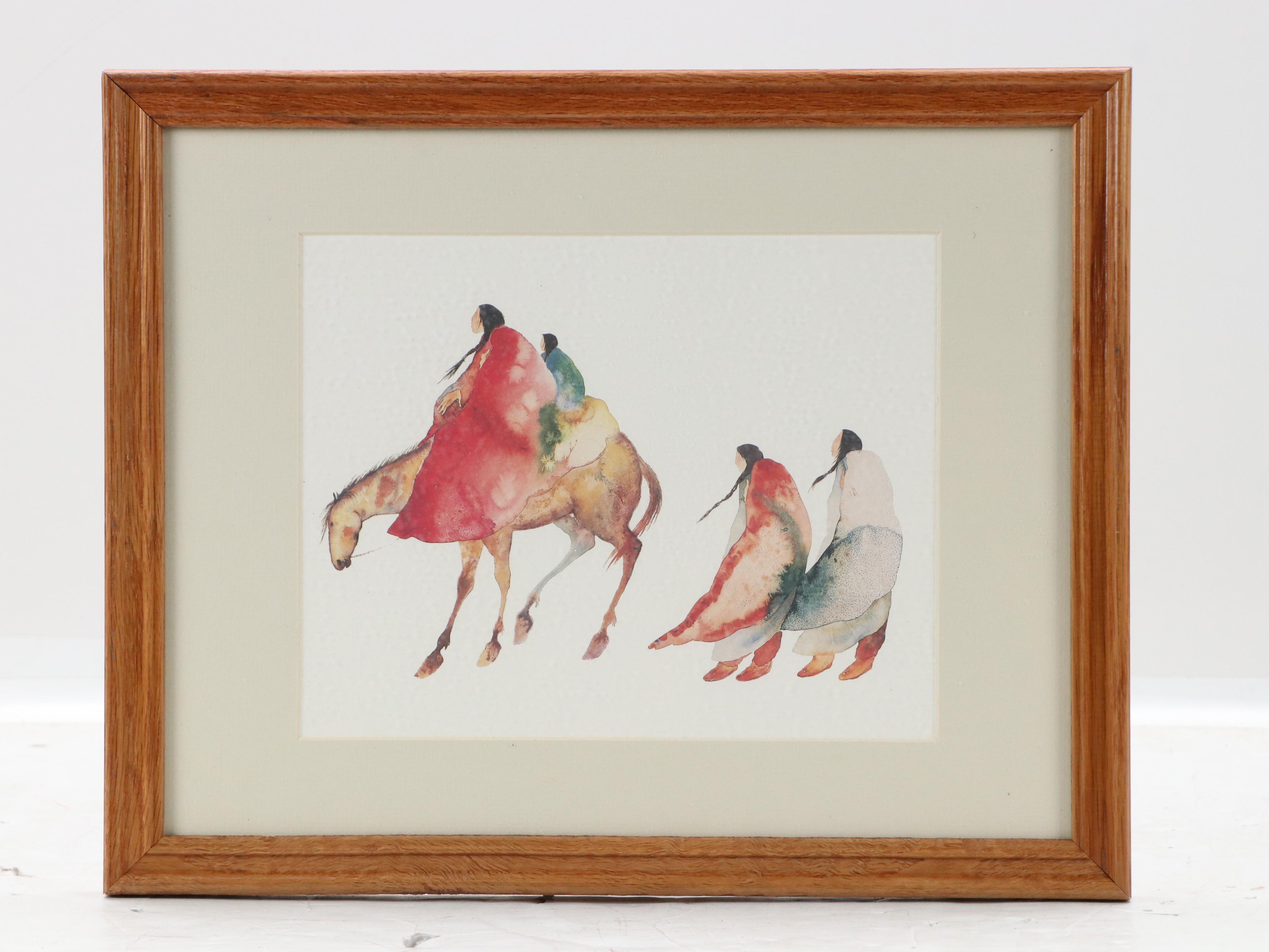 Pair of Offset Lithographs After Carol Grigg Including "First Angels"