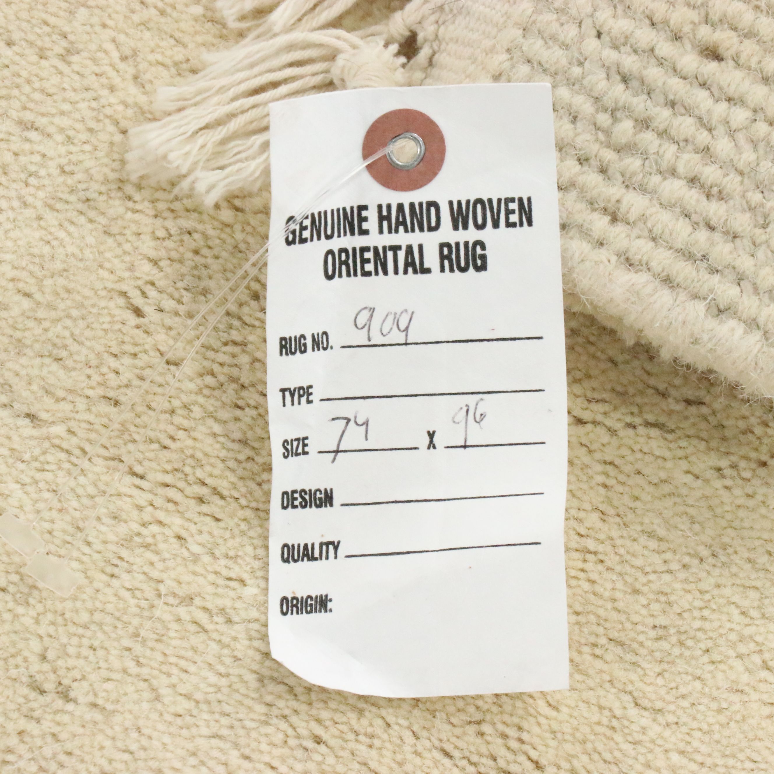 7'4 x 9'10 Hand-Knotted Chinese Peking Area Rug