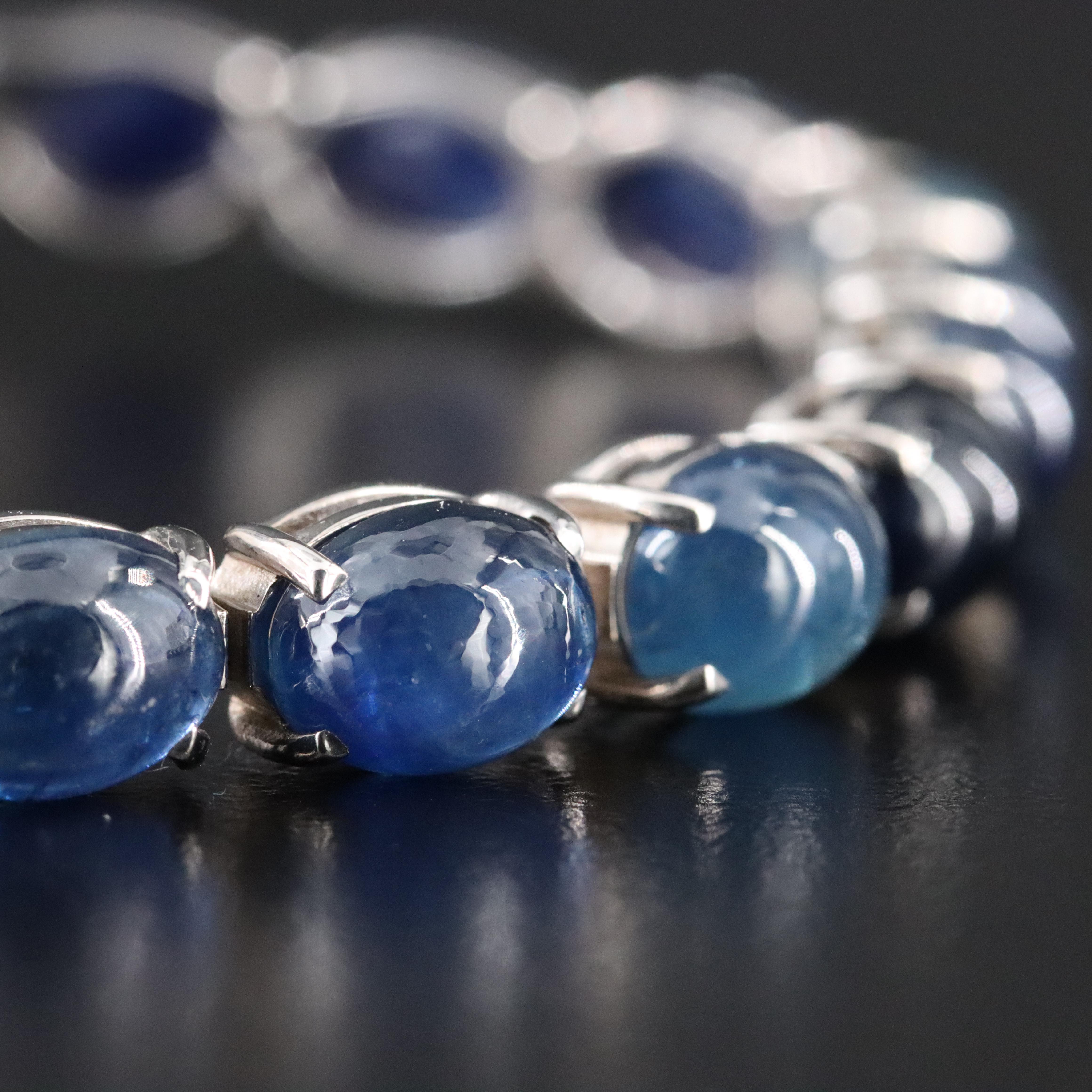 14K Sapphire Bracelet