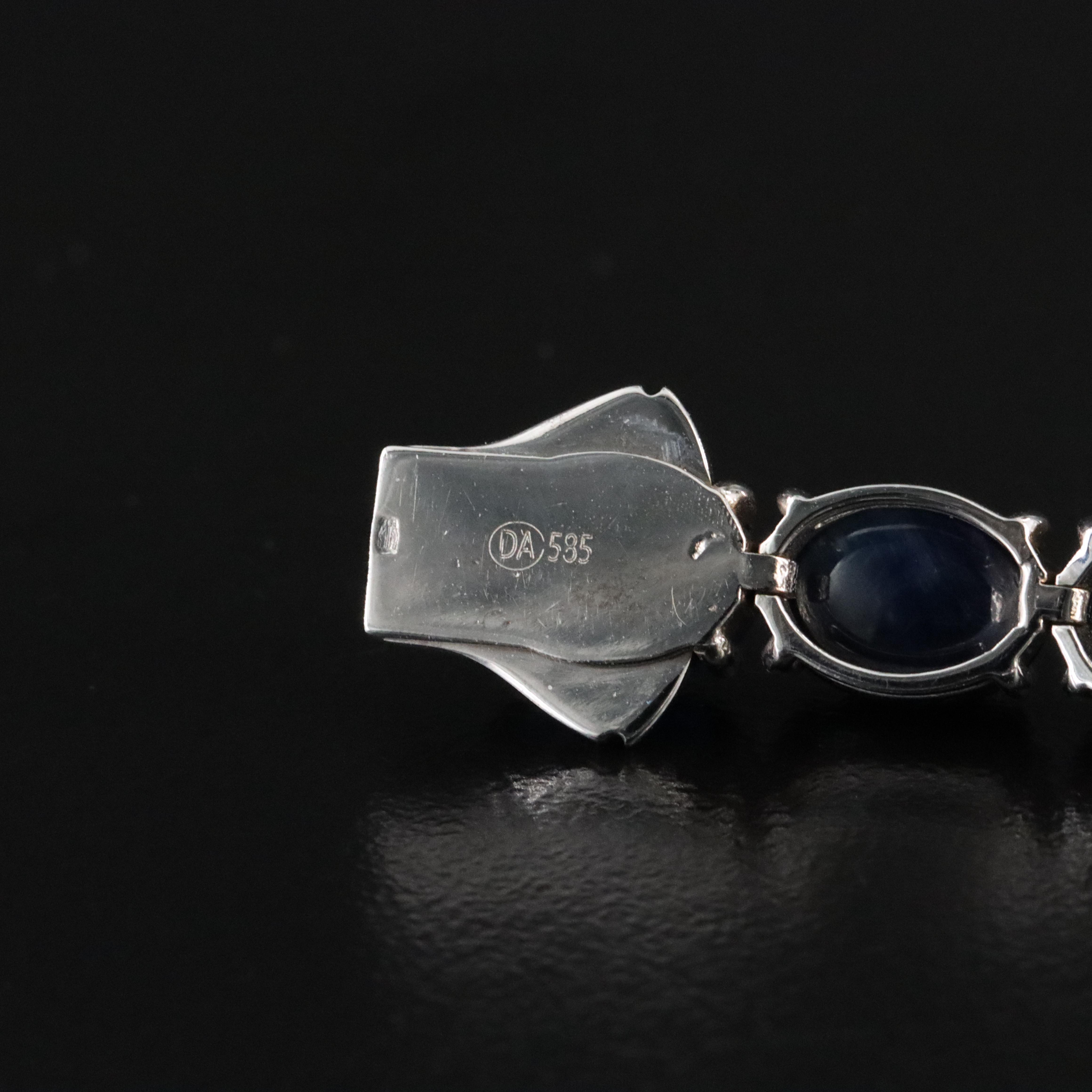 14K Sapphire Bracelet