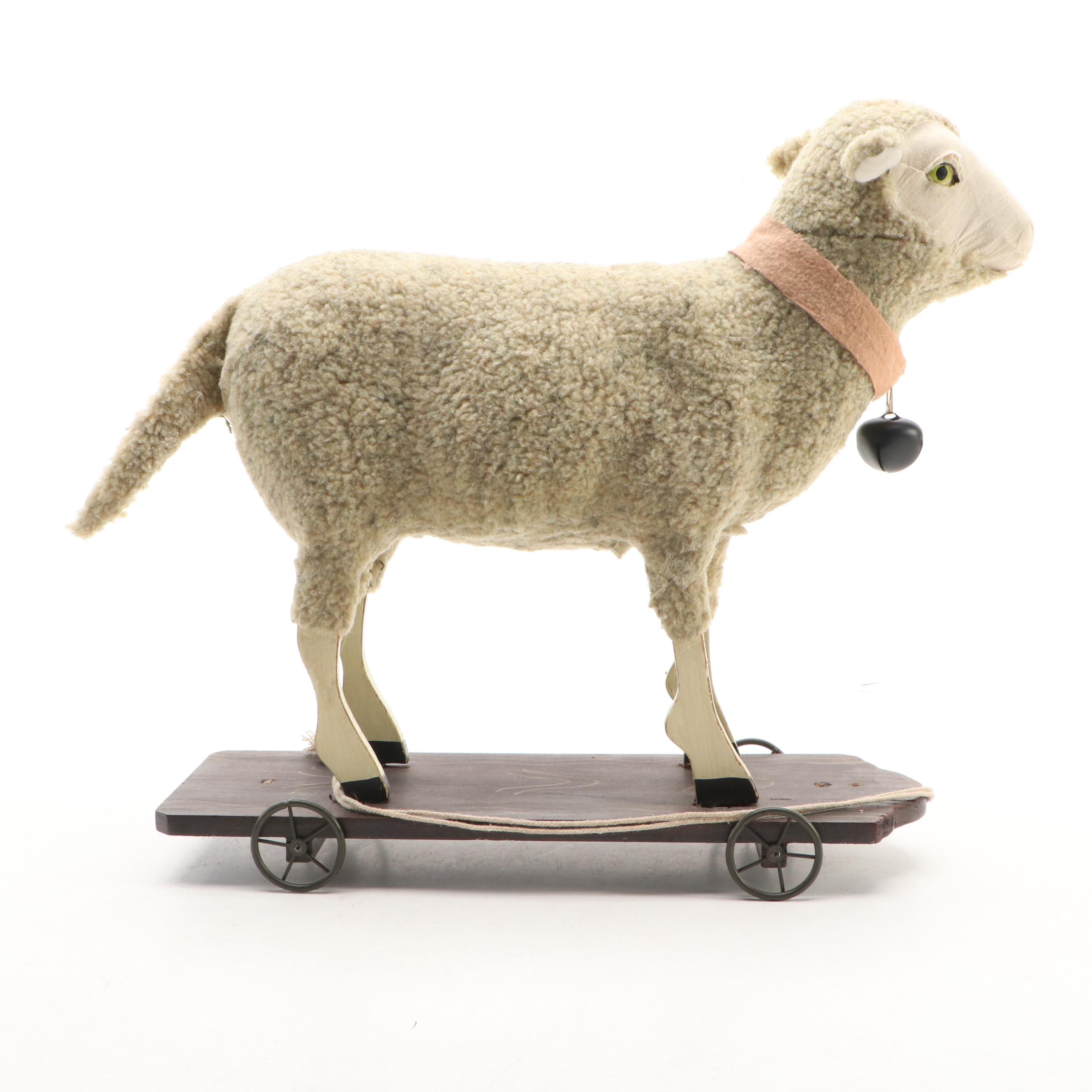 Ragon House Primitive Sheep Pull Toy