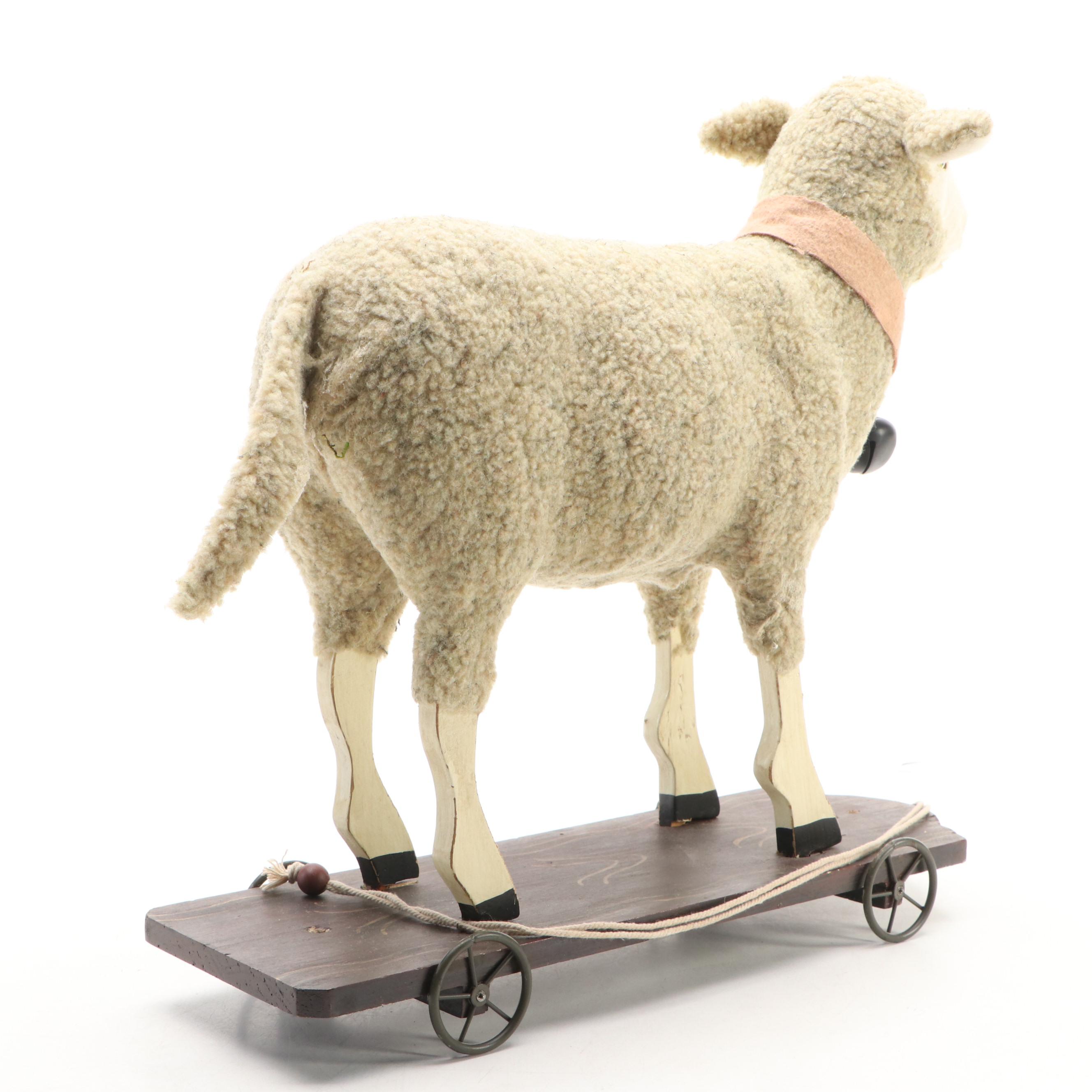 Ragon House Primitive Sheep Pull Toy