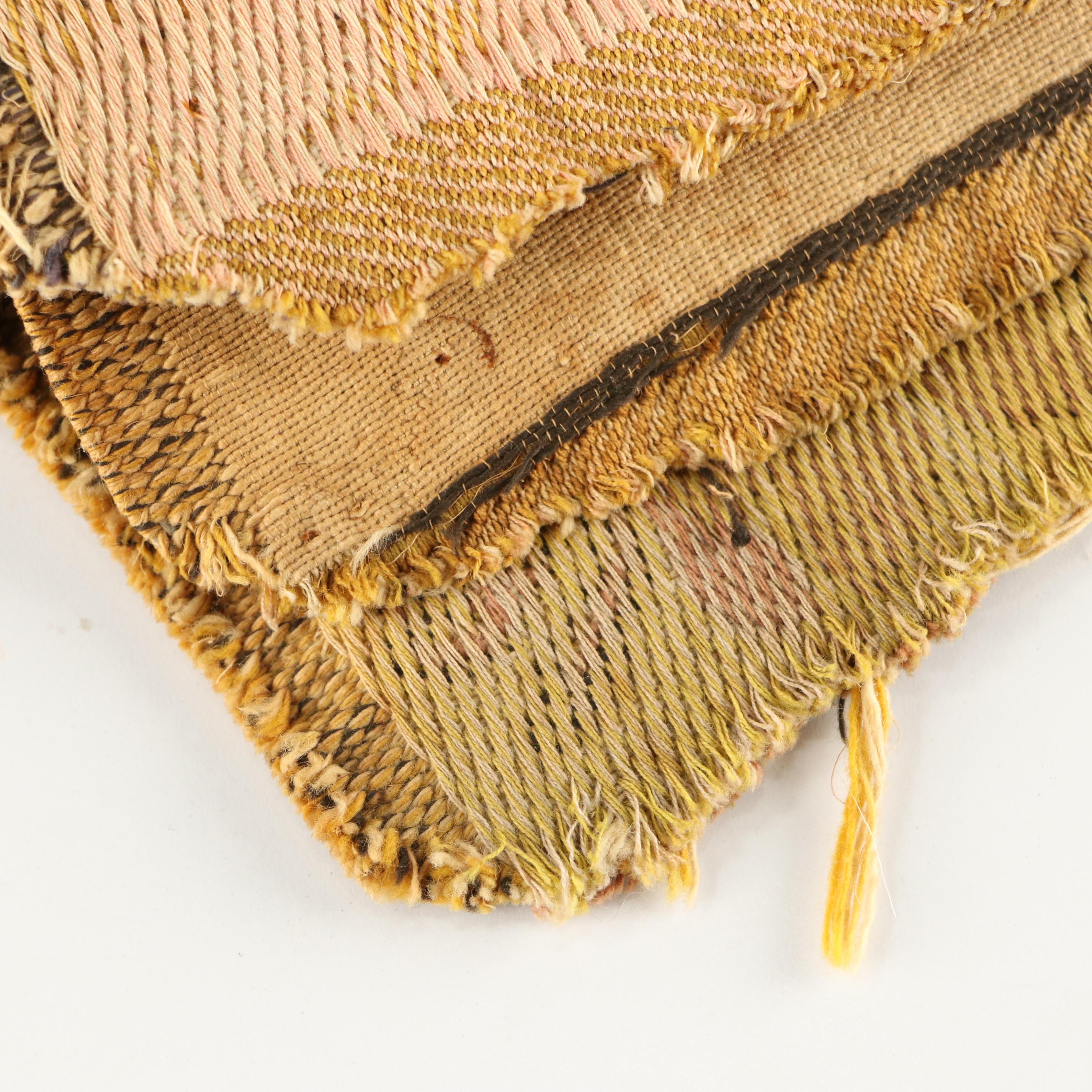 French Mechanic Jacquard Tapestry of Strolling Couple After Achille-Fould