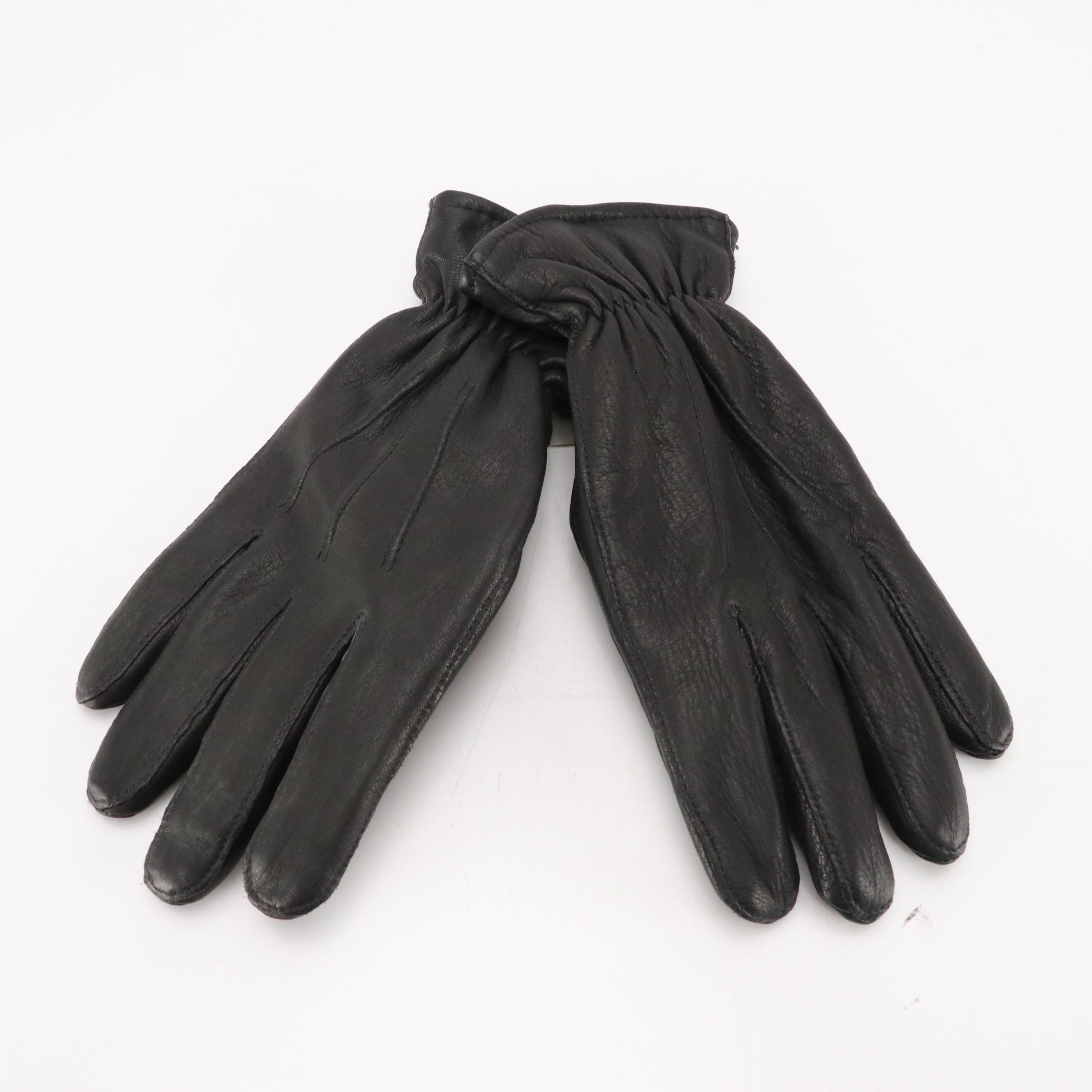 Perry Ellis, Dockers & More Wool Newsboy Caps, Other Scarves and Leather Gloves