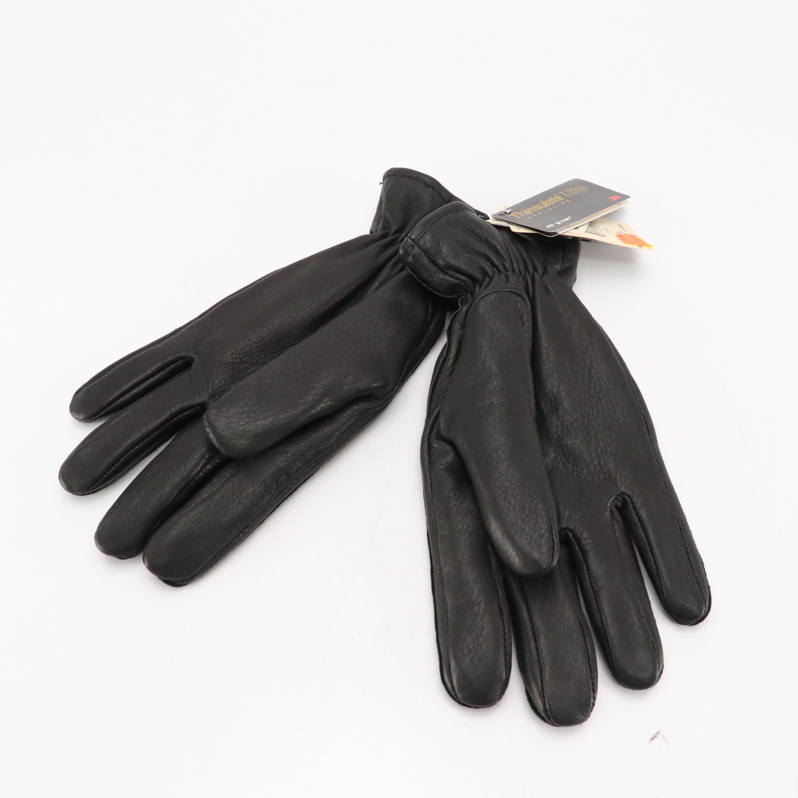 Perry Ellis, Dockers & More Wool Newsboy Caps, Other Scarves and Leather Gloves