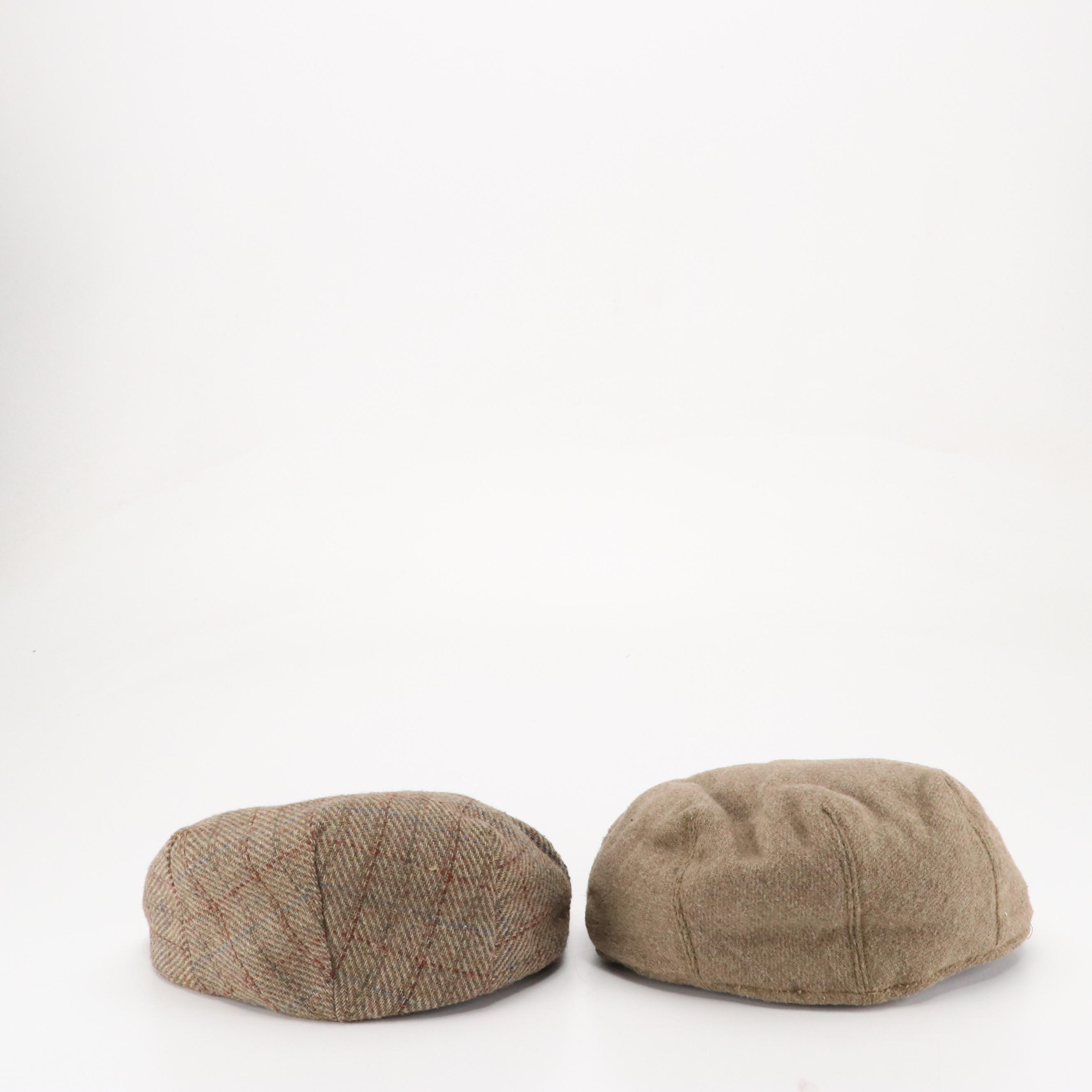 Perry Ellis, Dockers & More Wool Newsboy Caps, Other Scarves and Leather Gloves