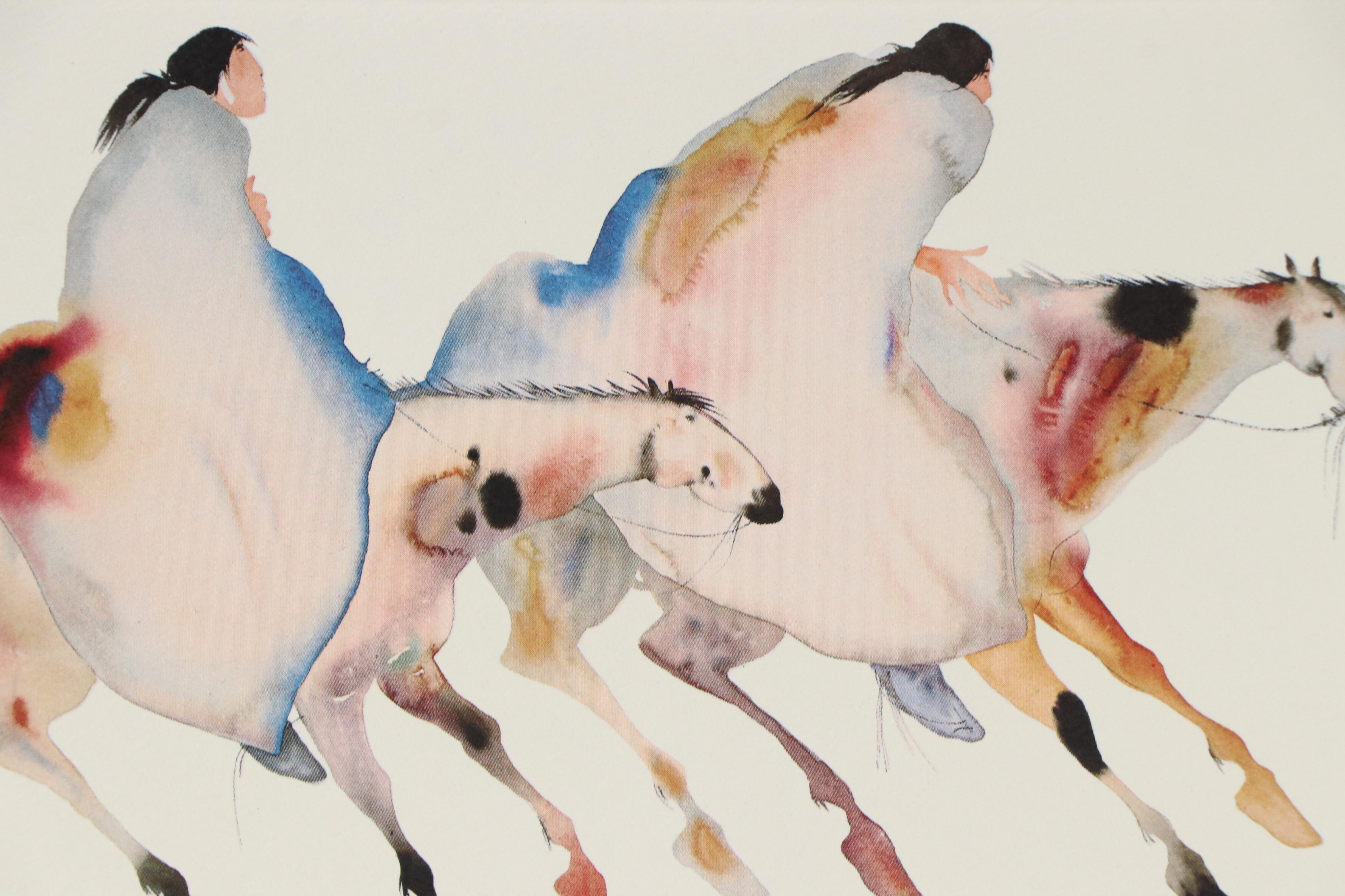 Trio of Offset Lithographs After Carol Grigg Equestrian Scenes