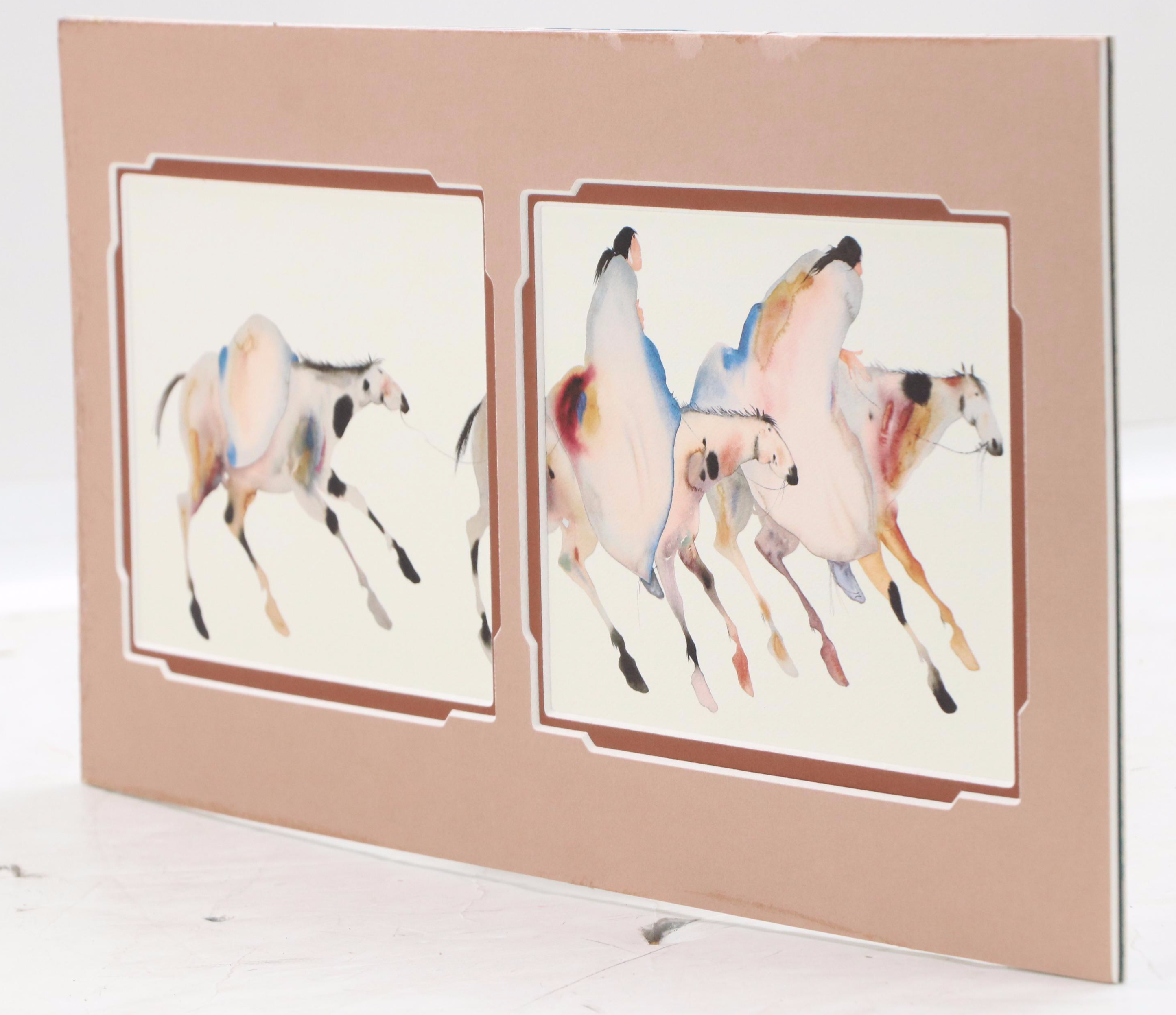 Trio of Offset Lithographs After Carol Grigg Equestrian Scenes