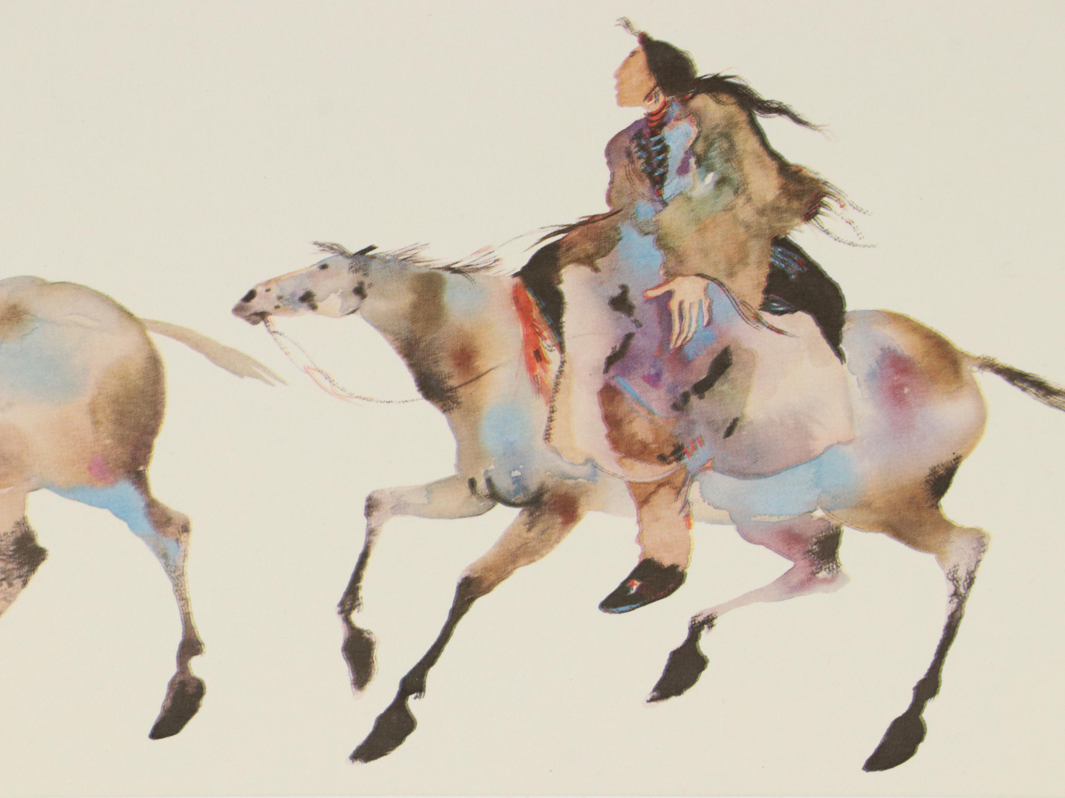 Trio of Offset Lithographs After Carol Grigg Equestrian Scenes