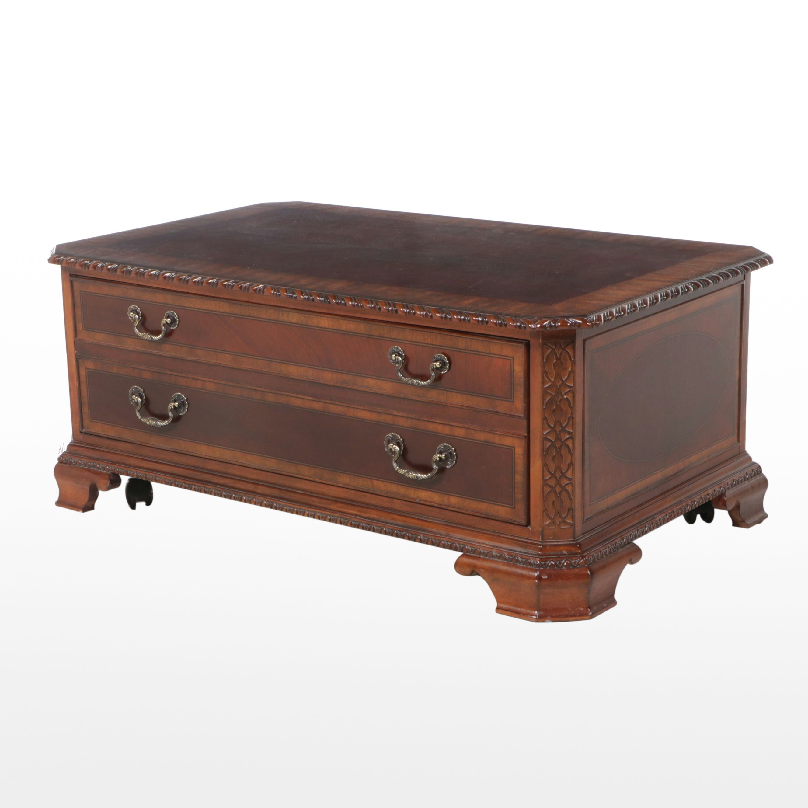 Mahogany Veneered Coffee Table