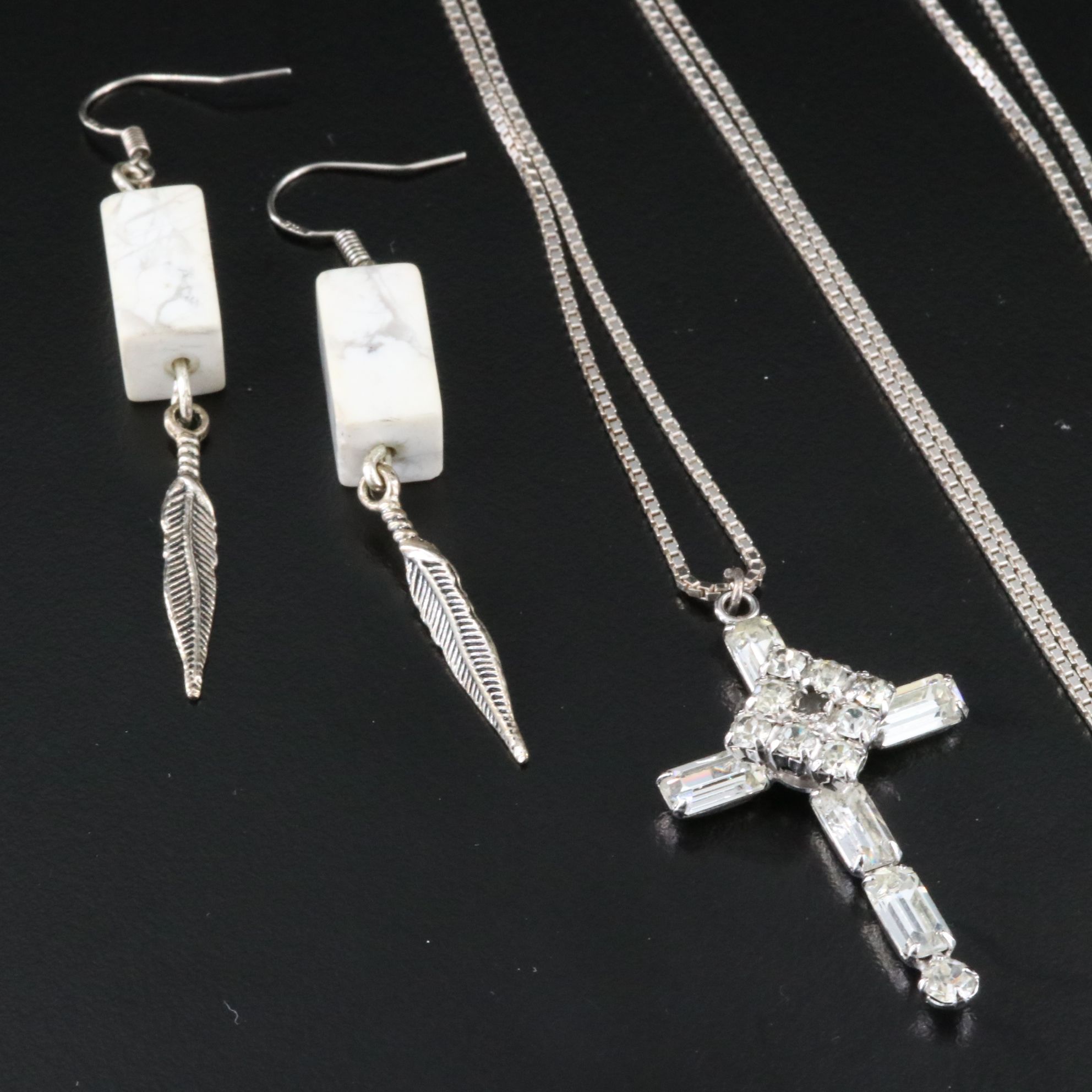 Sterling Jewelry Collection with Magnesite and Turquoise