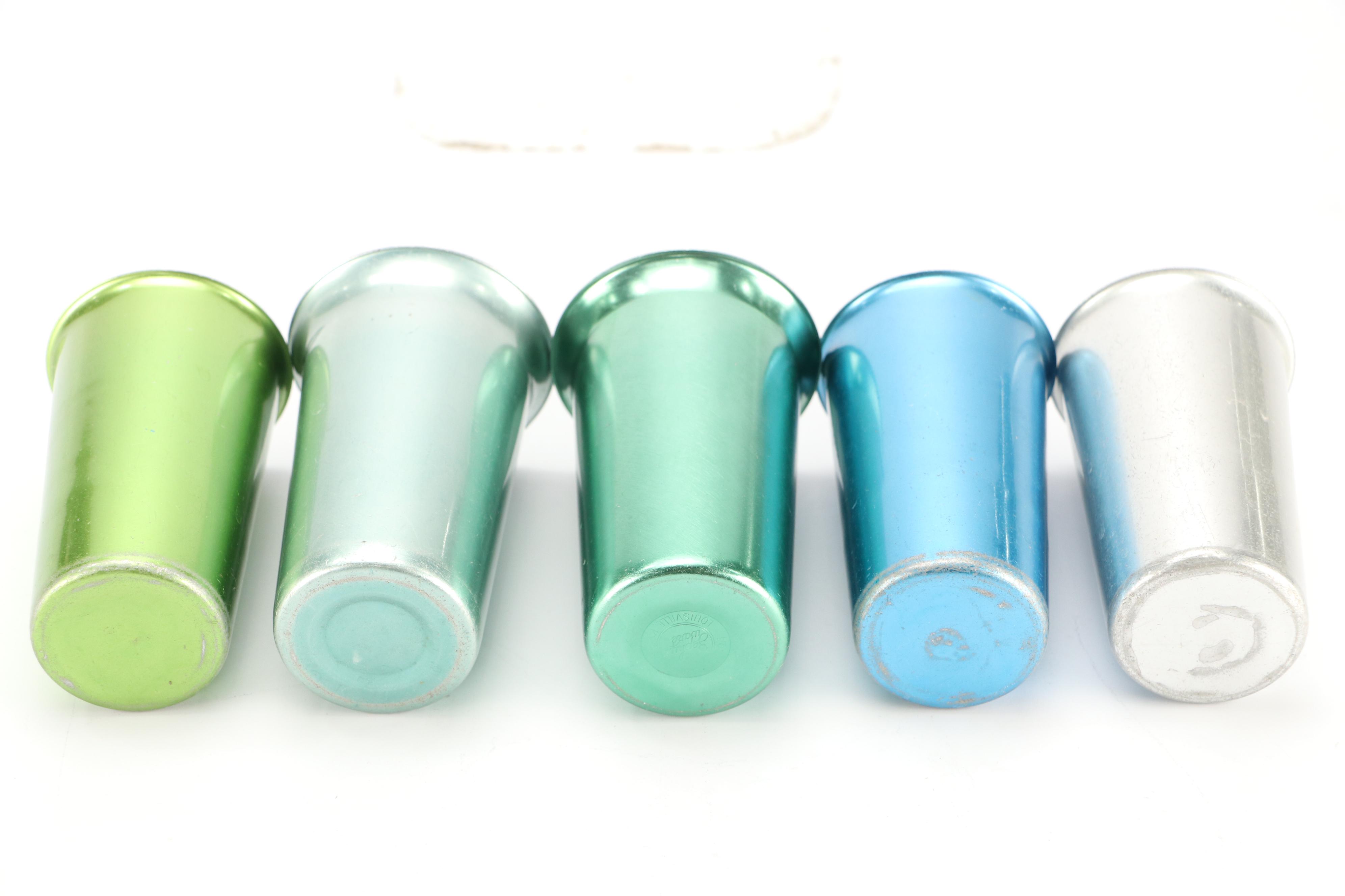 Metal Pitcher and Tumblers