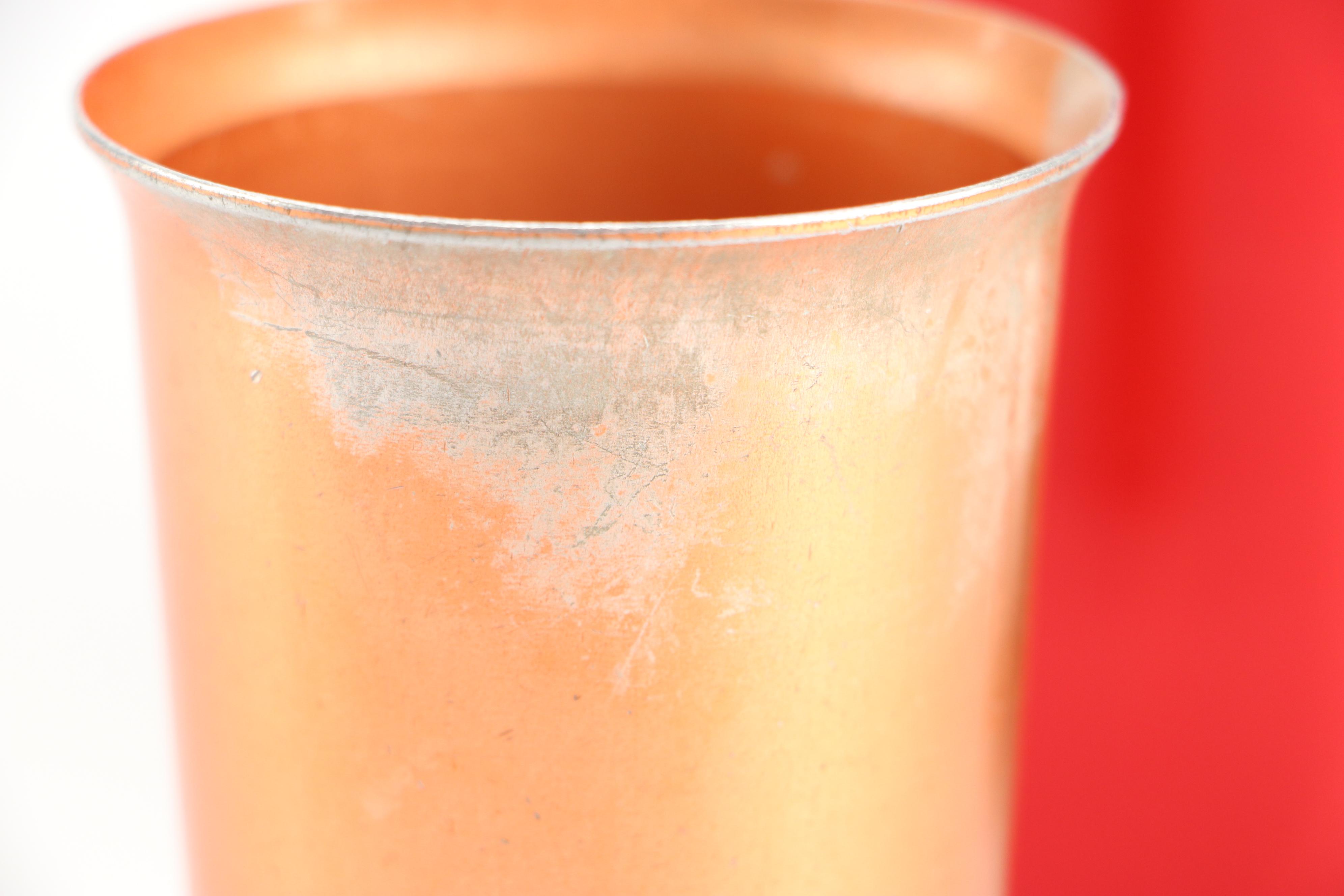 Metal Pitcher and Tumblers