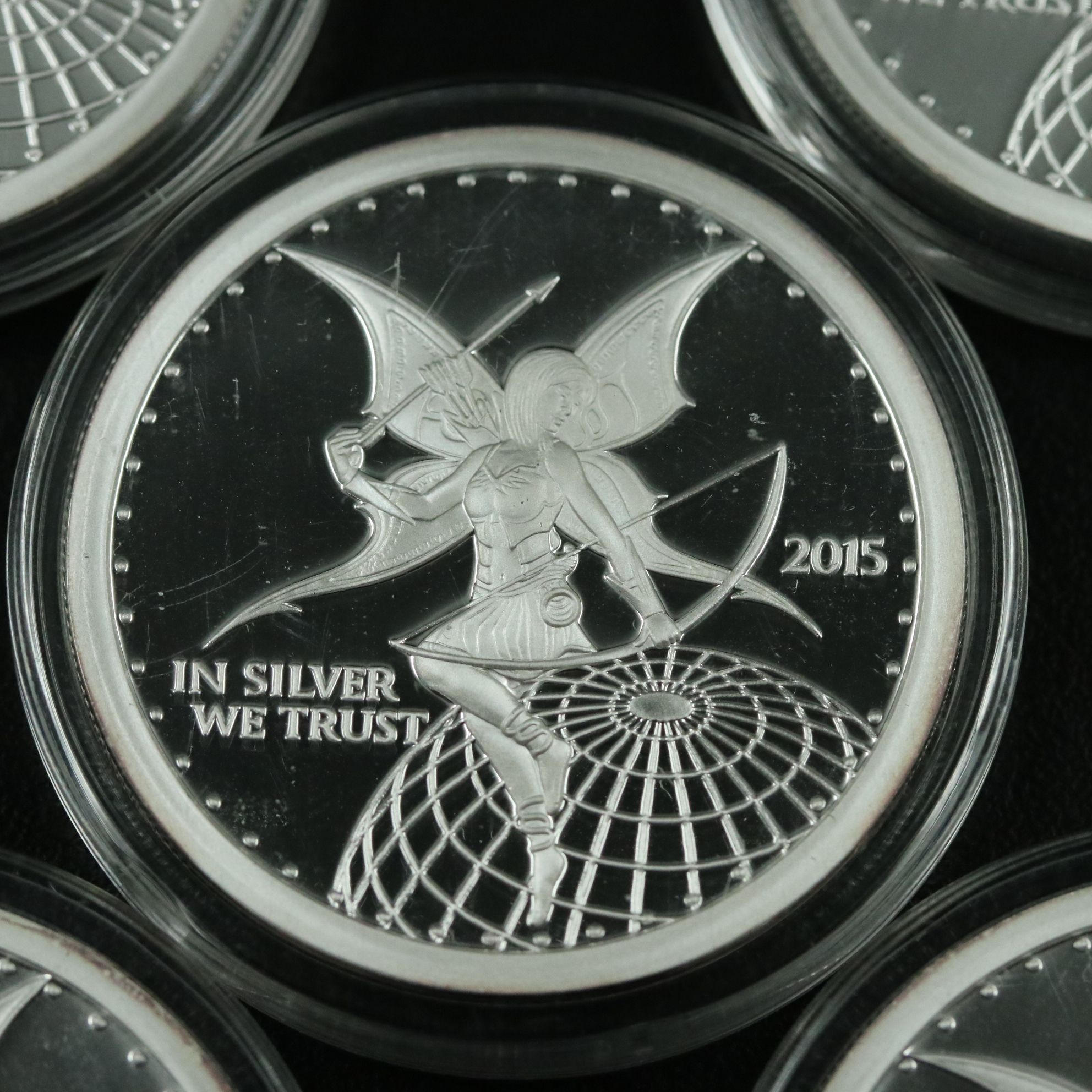 Five Uncirculated One Ounce .999 Silver Rounds