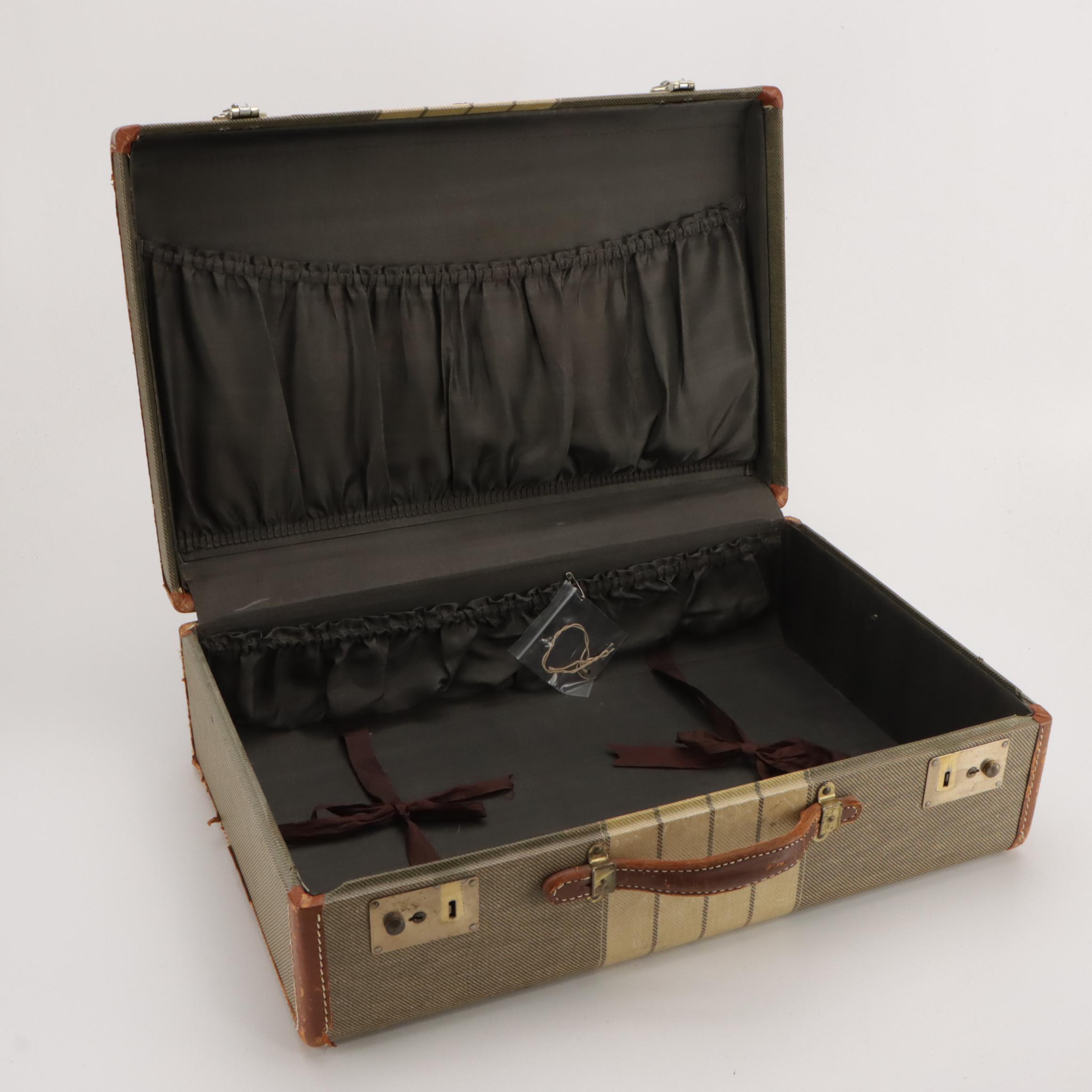 Belber Trunk and Bag Co. Matched Hardside Suitcases, Mid-20th Century