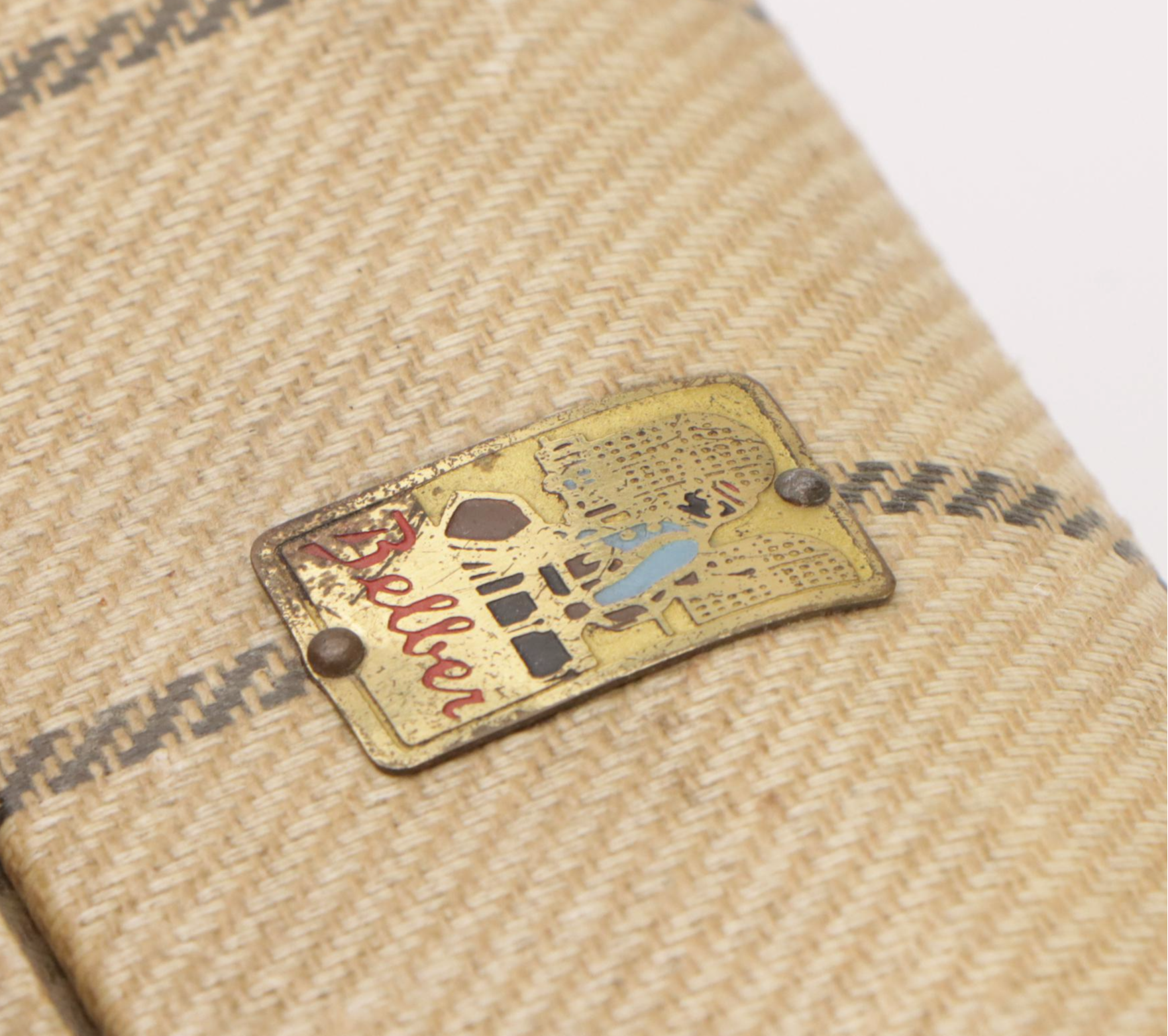 Belber Trunk and Bag Co. Matched Hardside Suitcases, Mid-20th Century