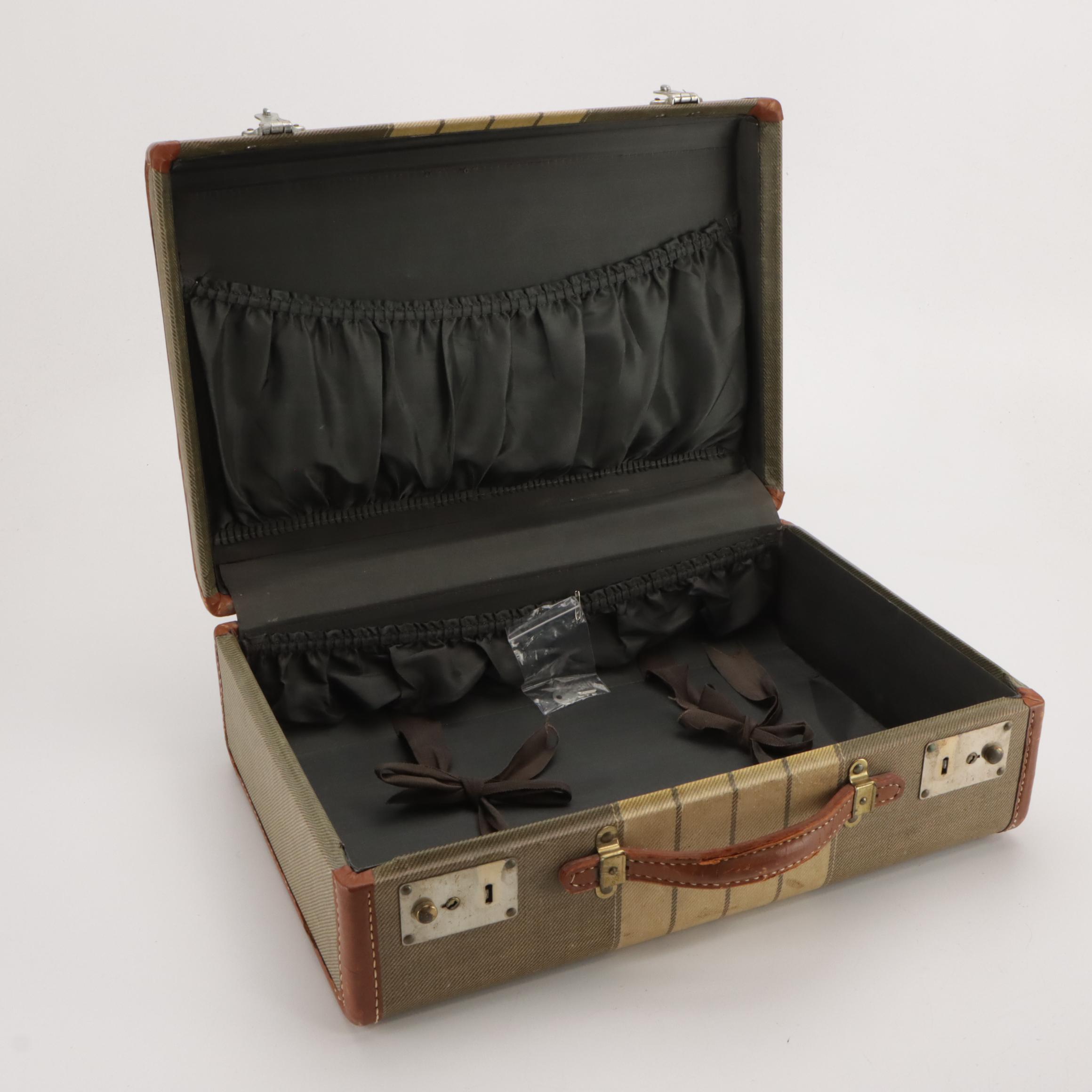 Belber Trunk and Bag Co. Matched Hardside Suitcases, Mid-20th Century