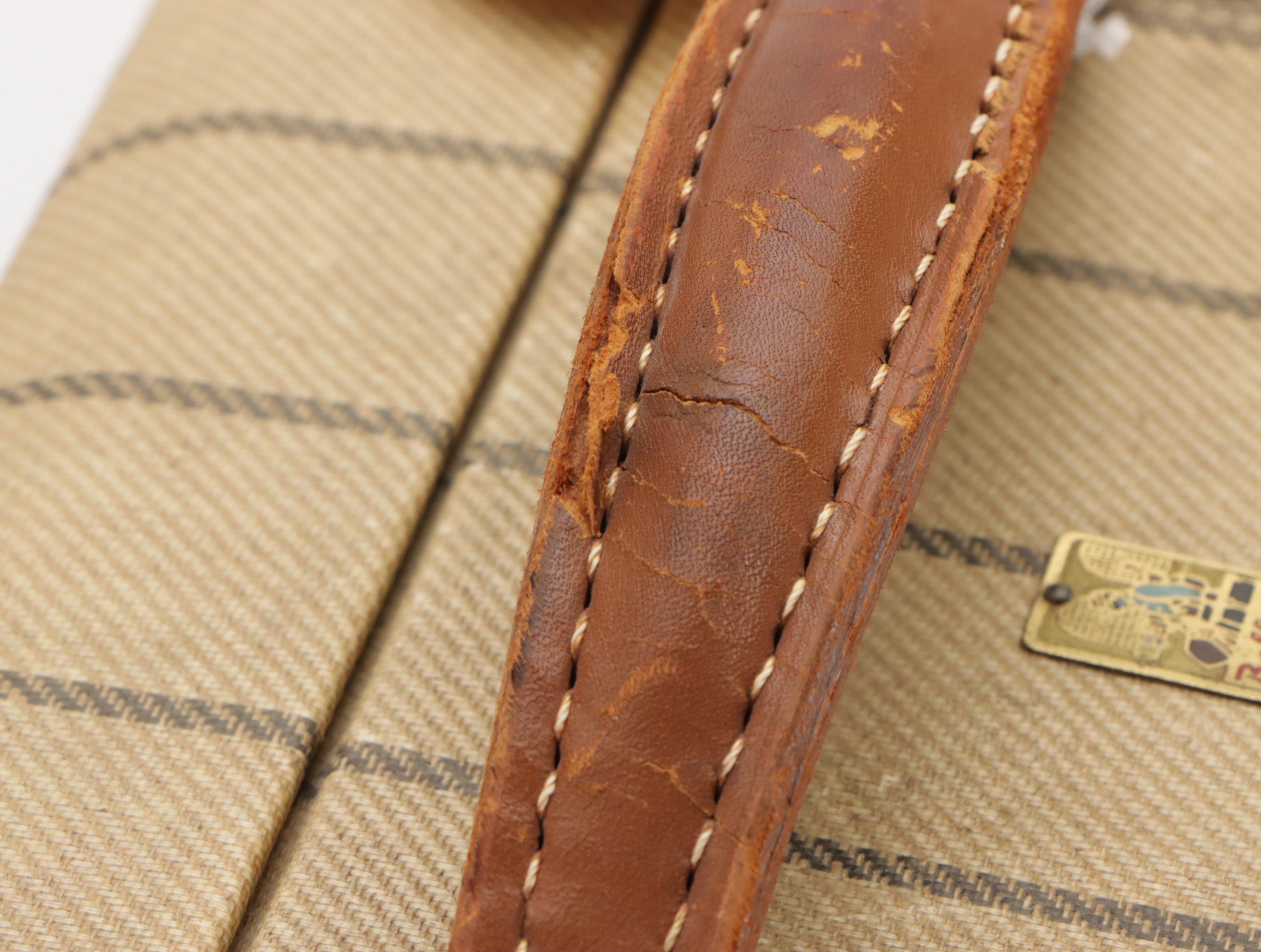 Belber Trunk and Bag Co. Matched Hardside Suitcases, Mid-20th Century