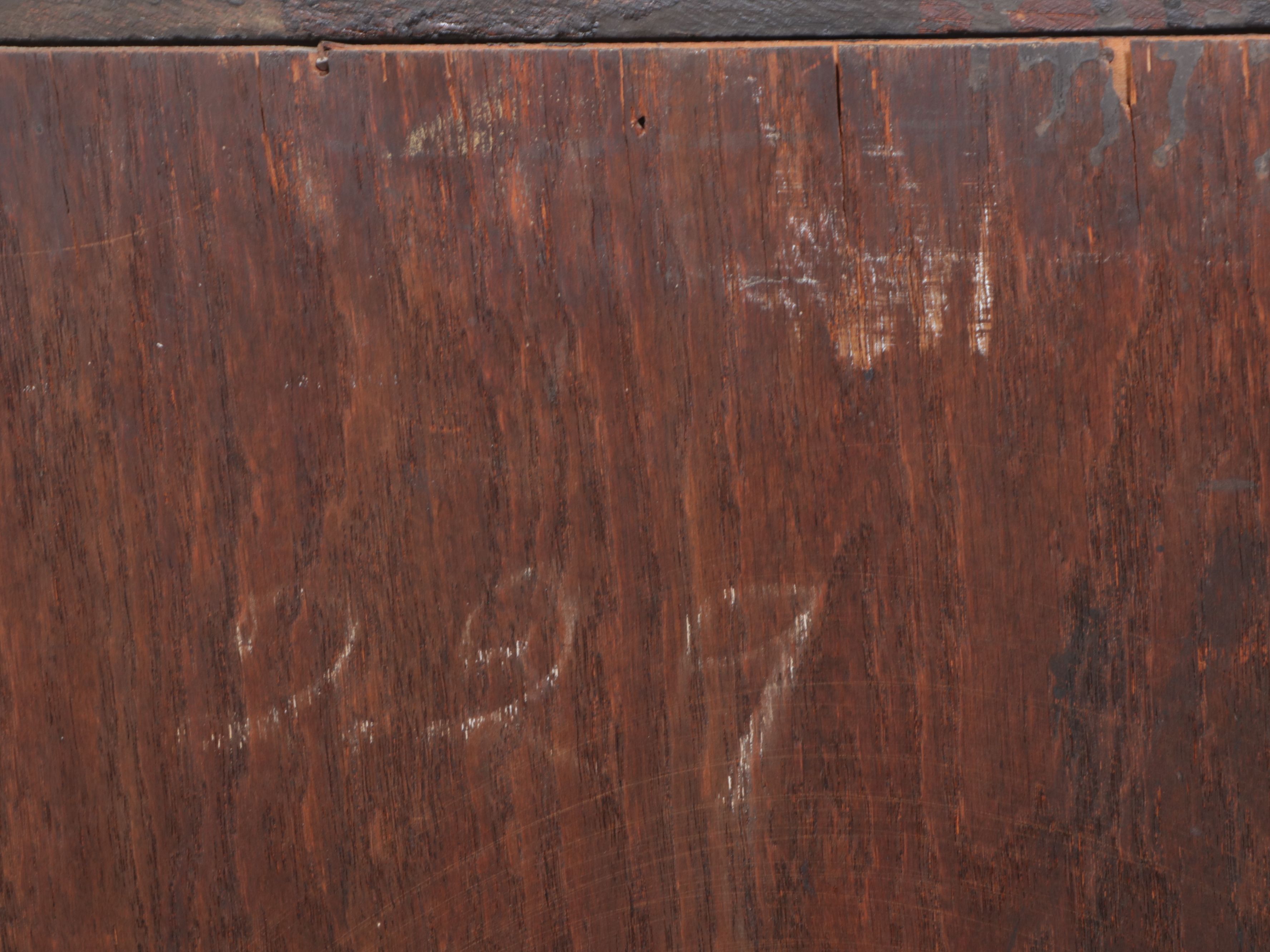 Art Deco Style Painted Wood Bow Front China Cabinet, Early to Mid-20th Century