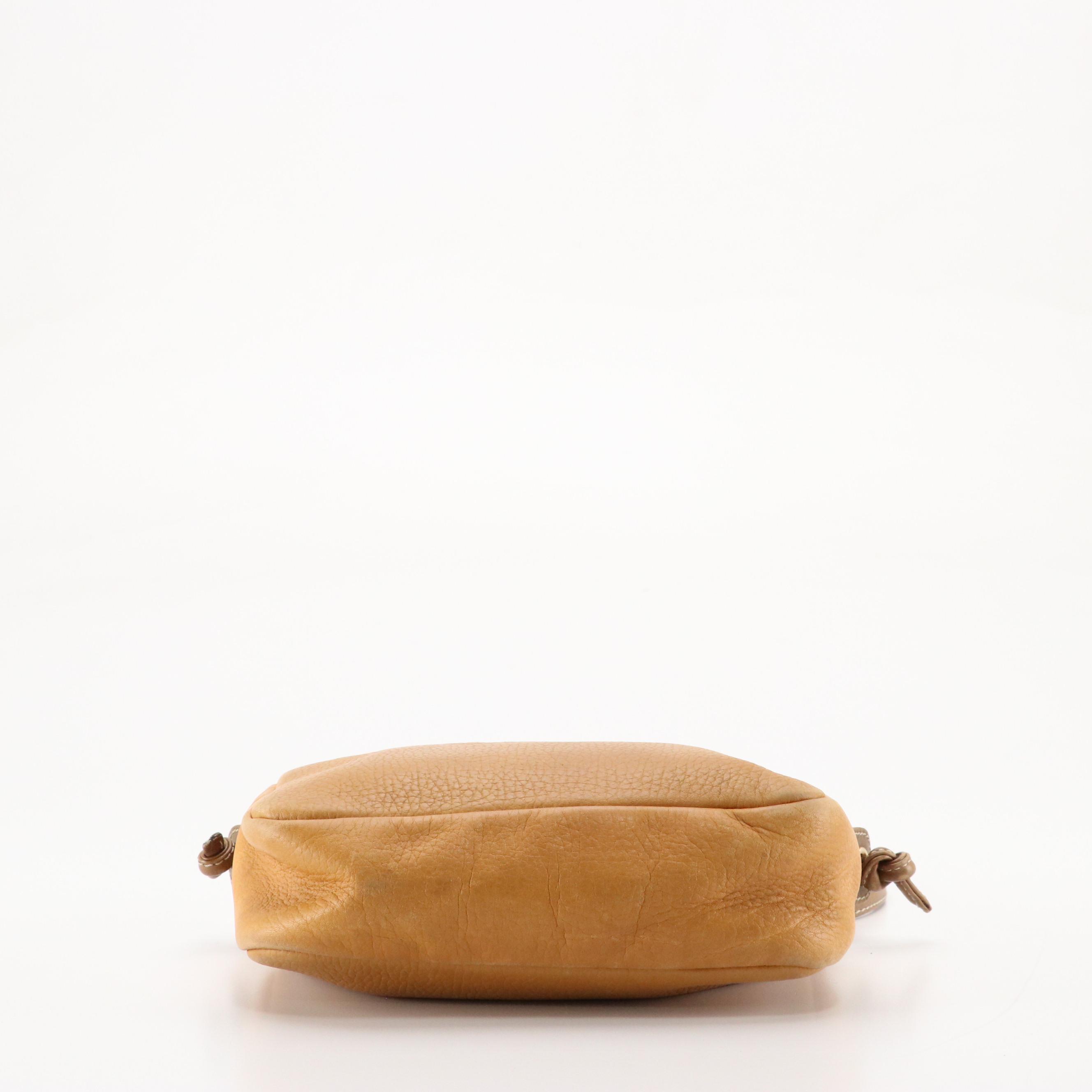 Loewe Anagram Embossed Crossbody Bag in Grained Leather