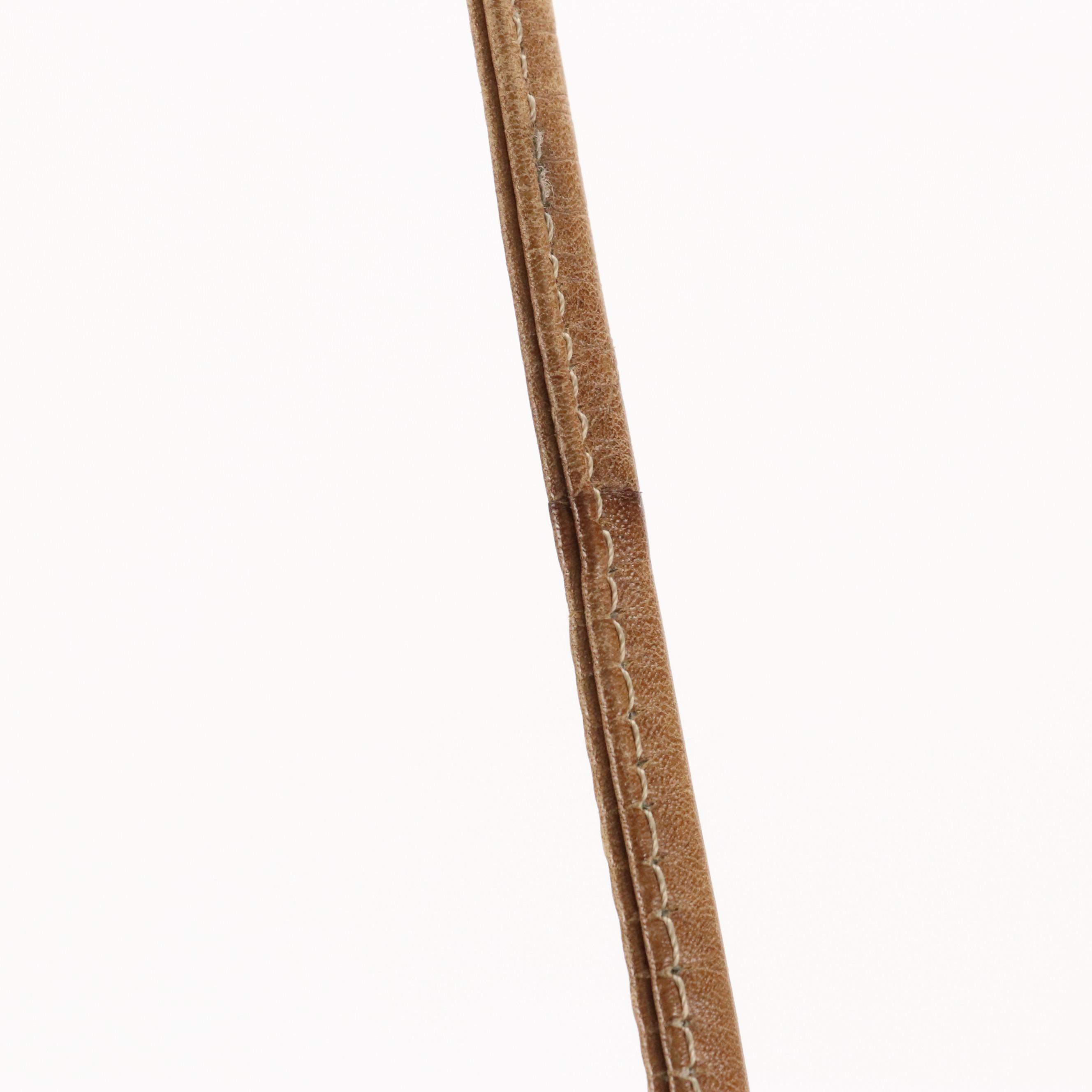 Loewe Anagram Embossed Crossbody Bag in Grained Leather