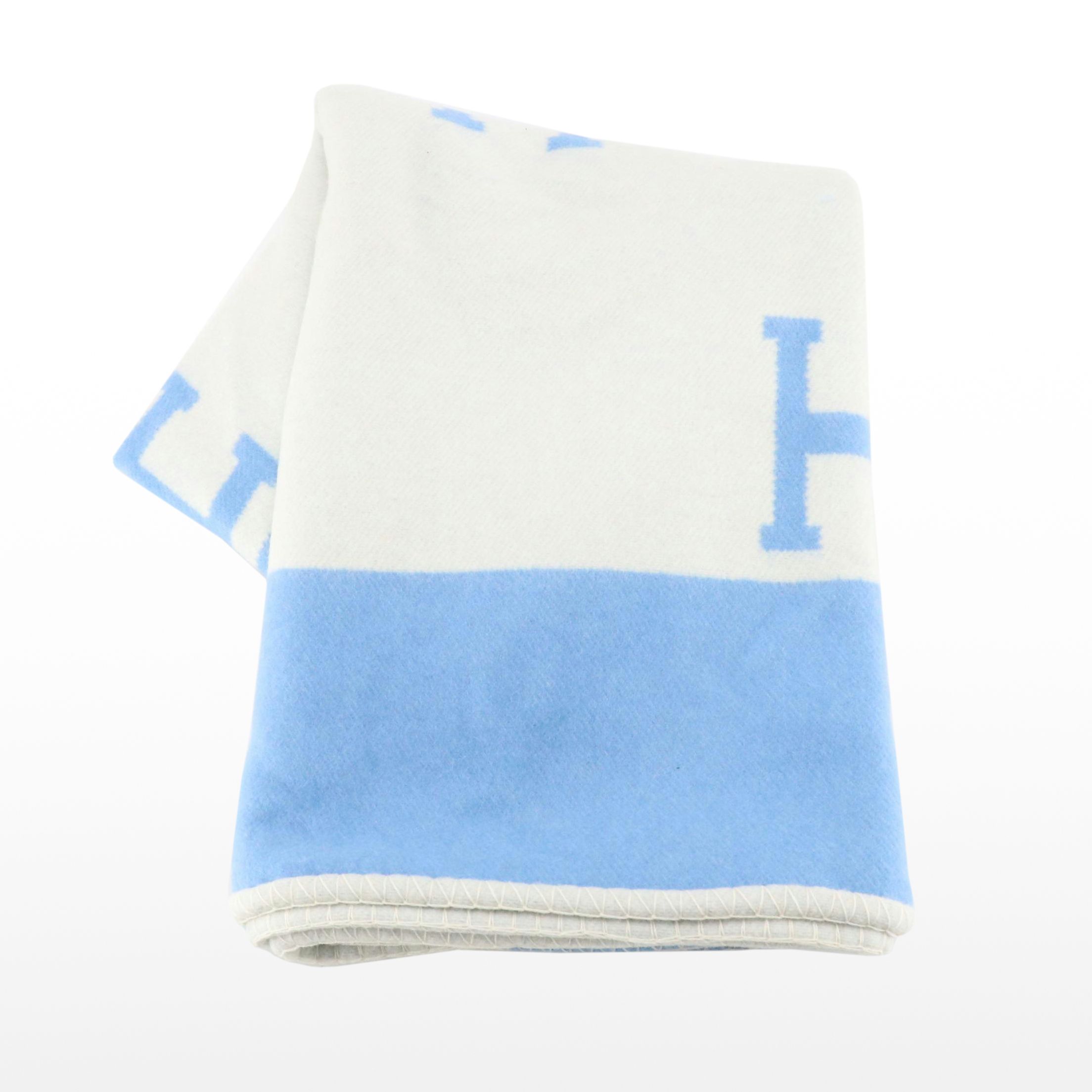 Hermès "Avalon" Wool and Cashmere Throw Blanket