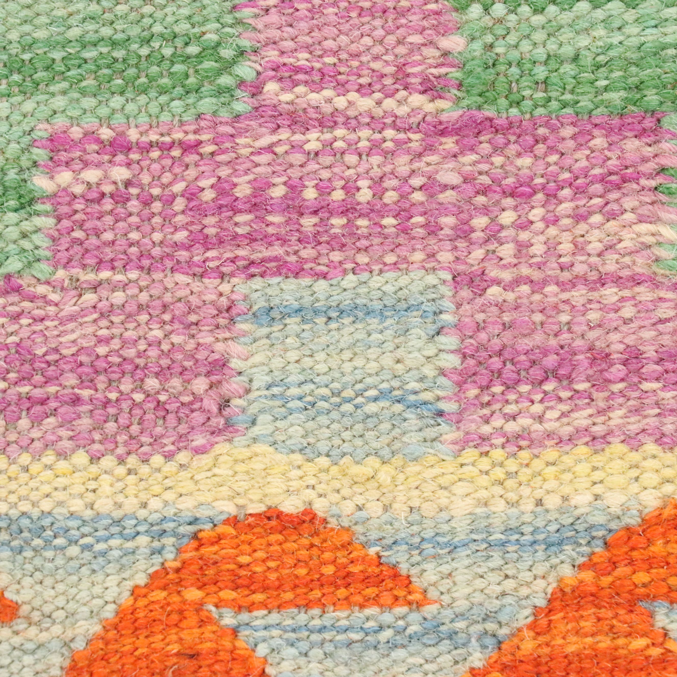 2'5 x 16'2 Handwoven Pakistani Kilim Carpet Runner