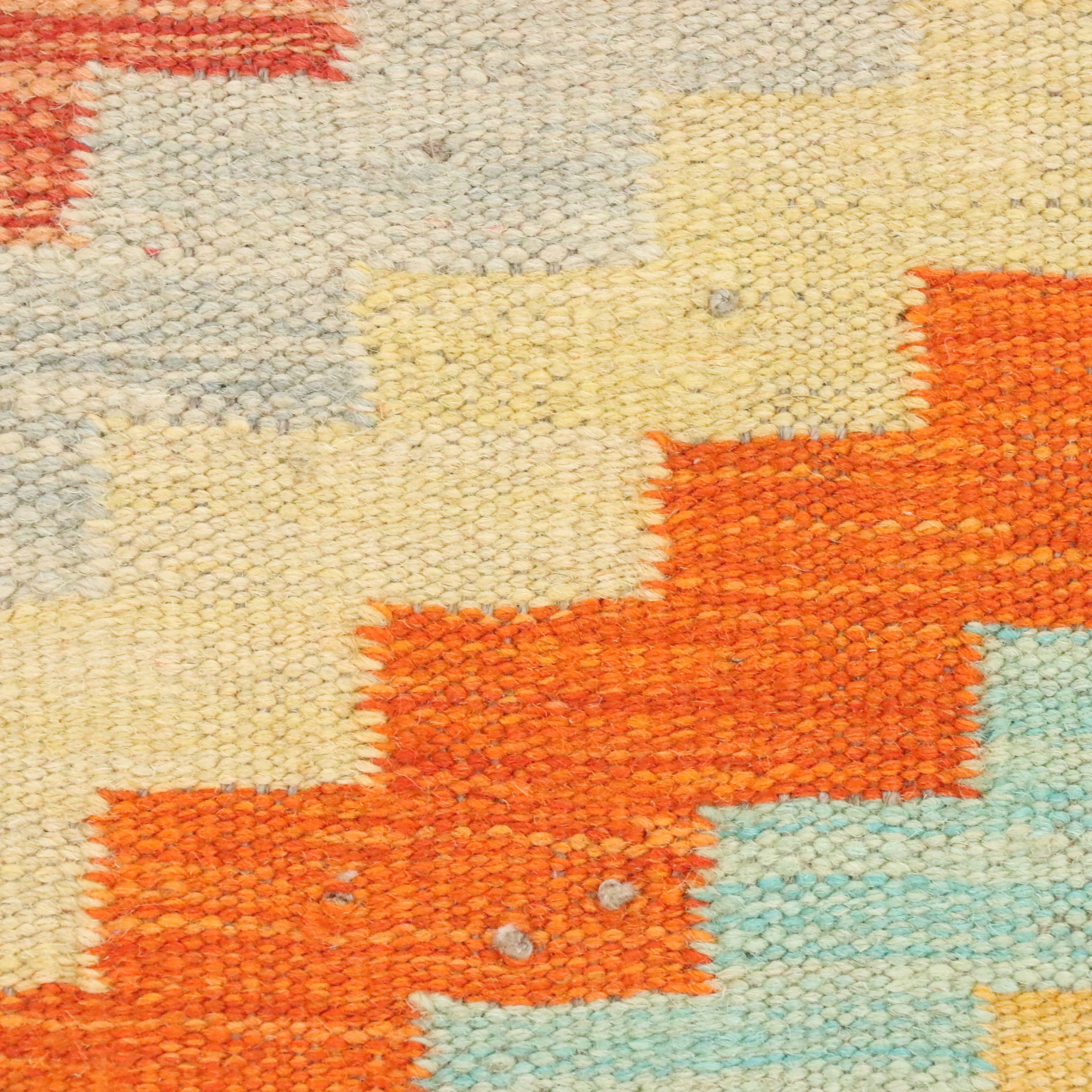 2'5 x 16'2 Handwoven Pakistani Kilim Carpet Runner