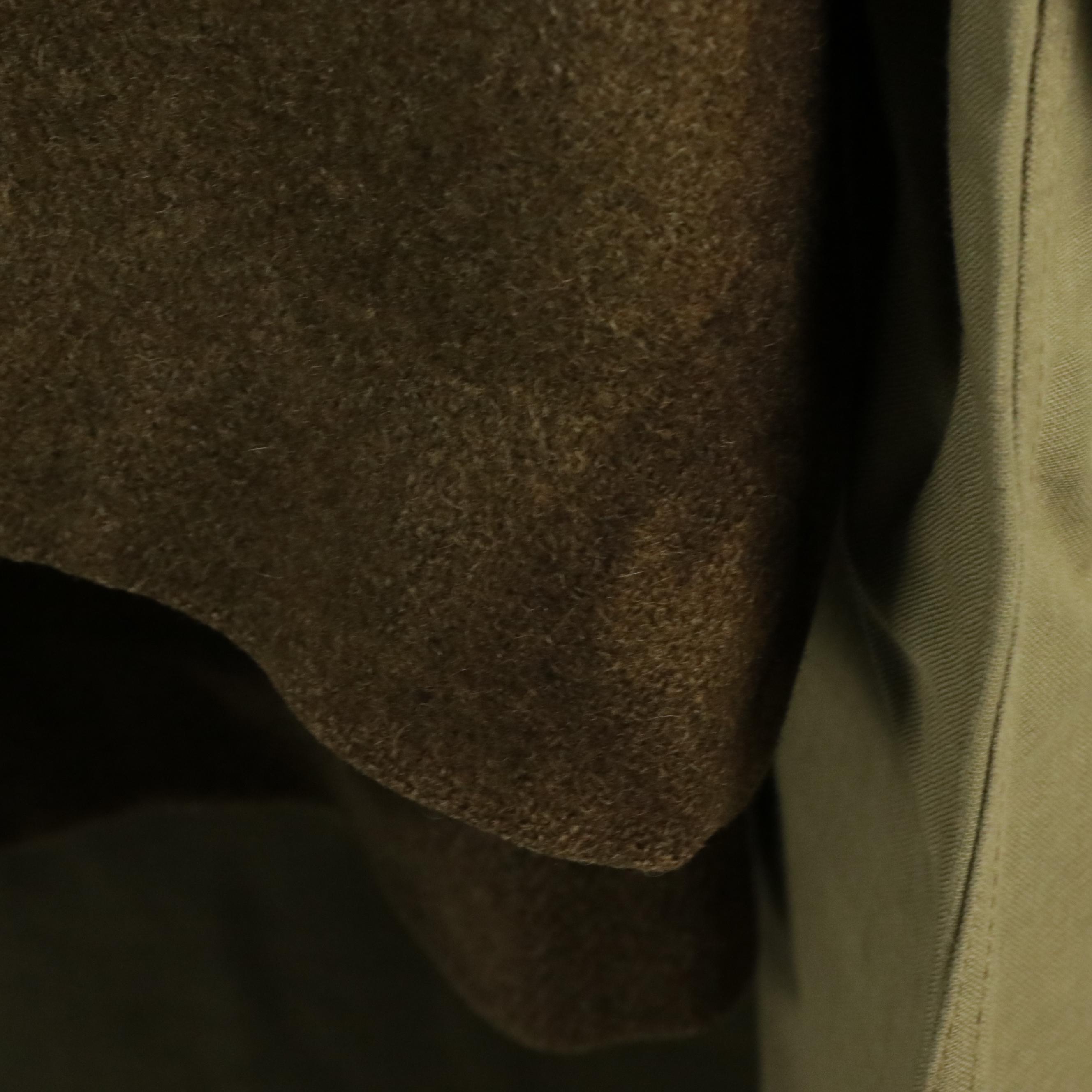 WWII Era US Army Service Dress Uniform, Overcoat, and Rubber-Lined Slicker