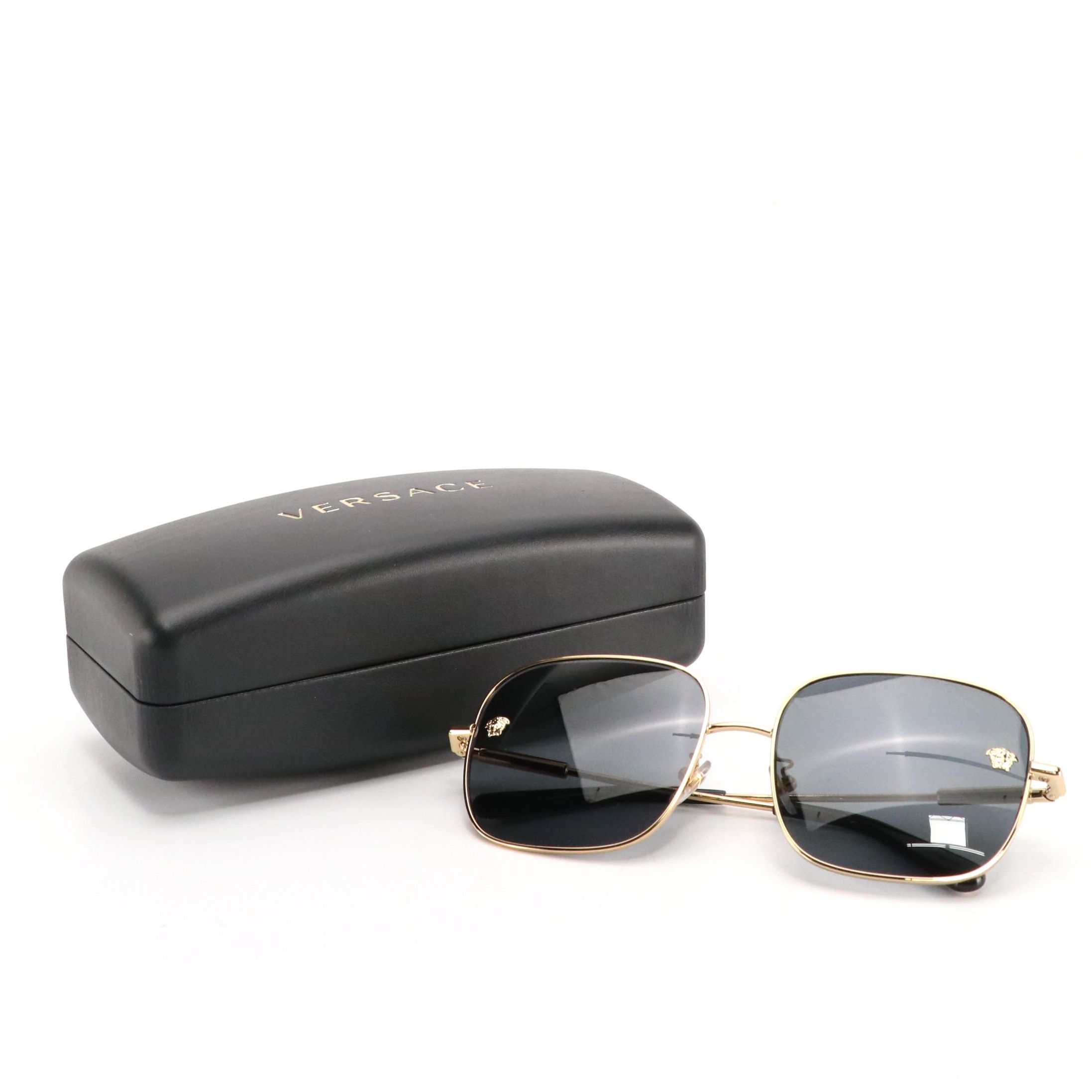 Versace VE2246D Square Sunglasses with Case and Box