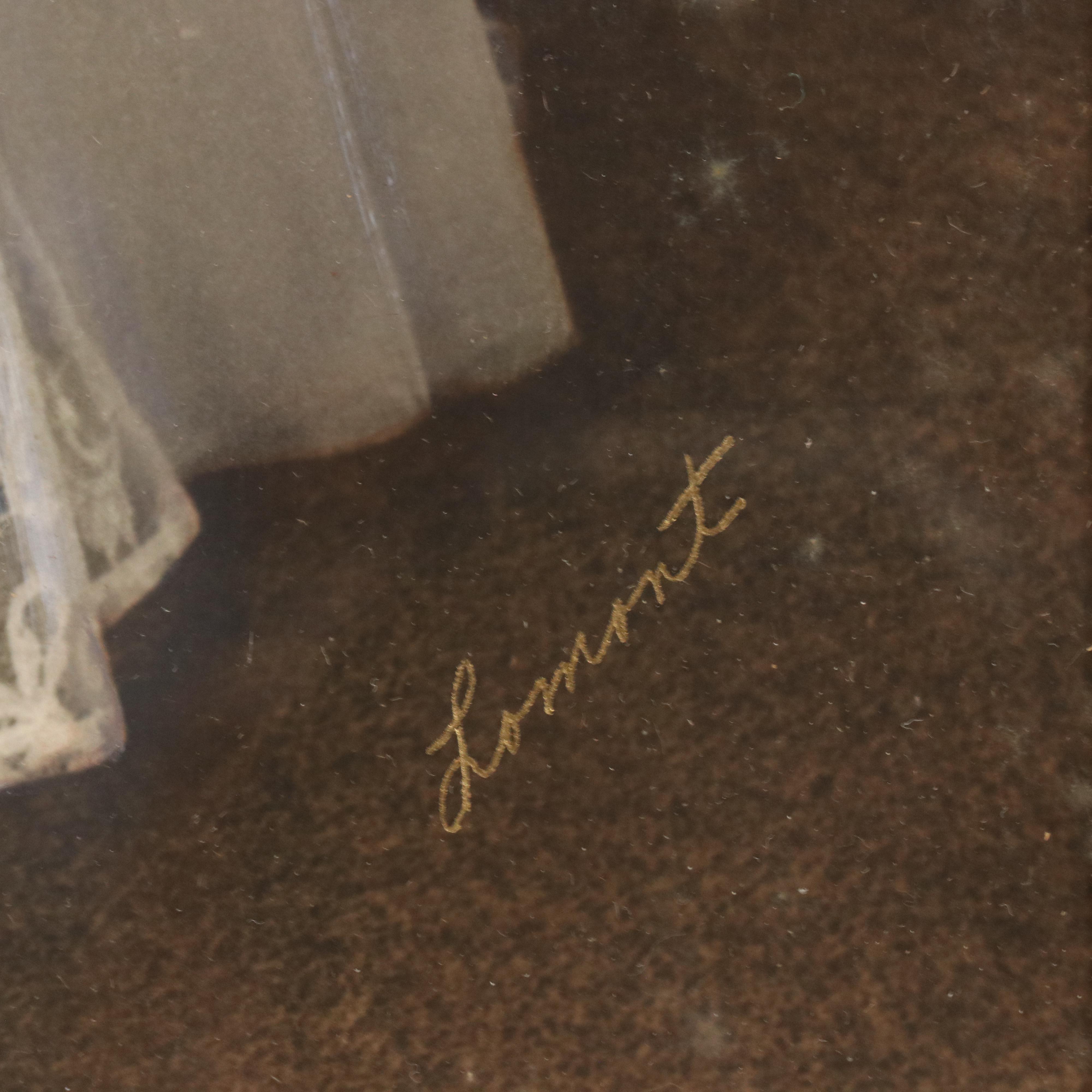 Embellished Photograph Portrait of a Bride, Mid-20th Century