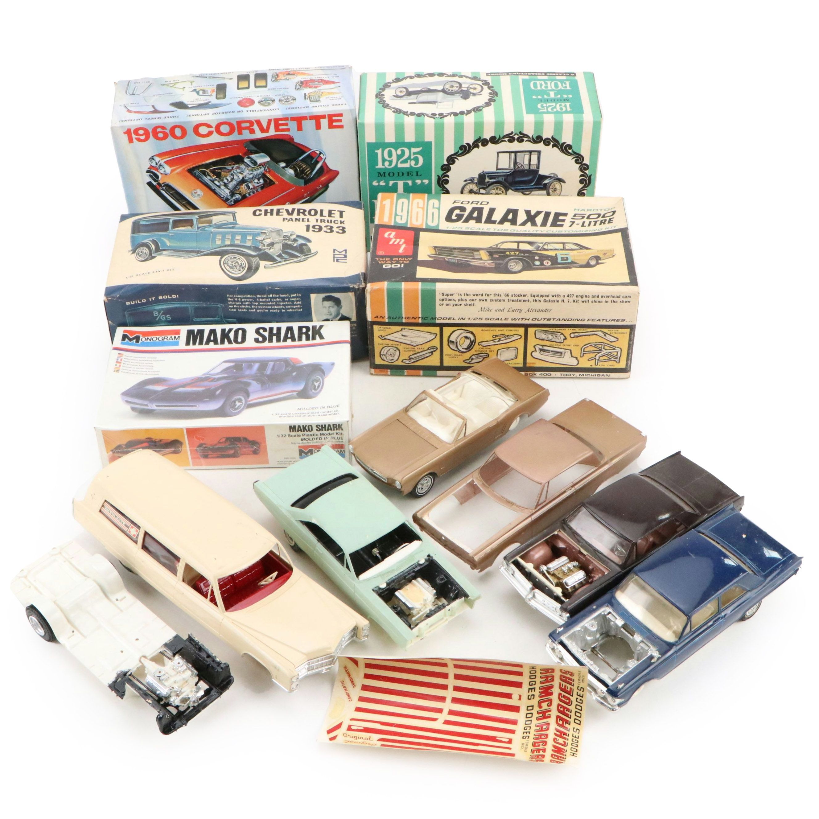 MPC "Chevrolet Panel Truck 1933," Monogram "Mako Shark" and More Model Cars