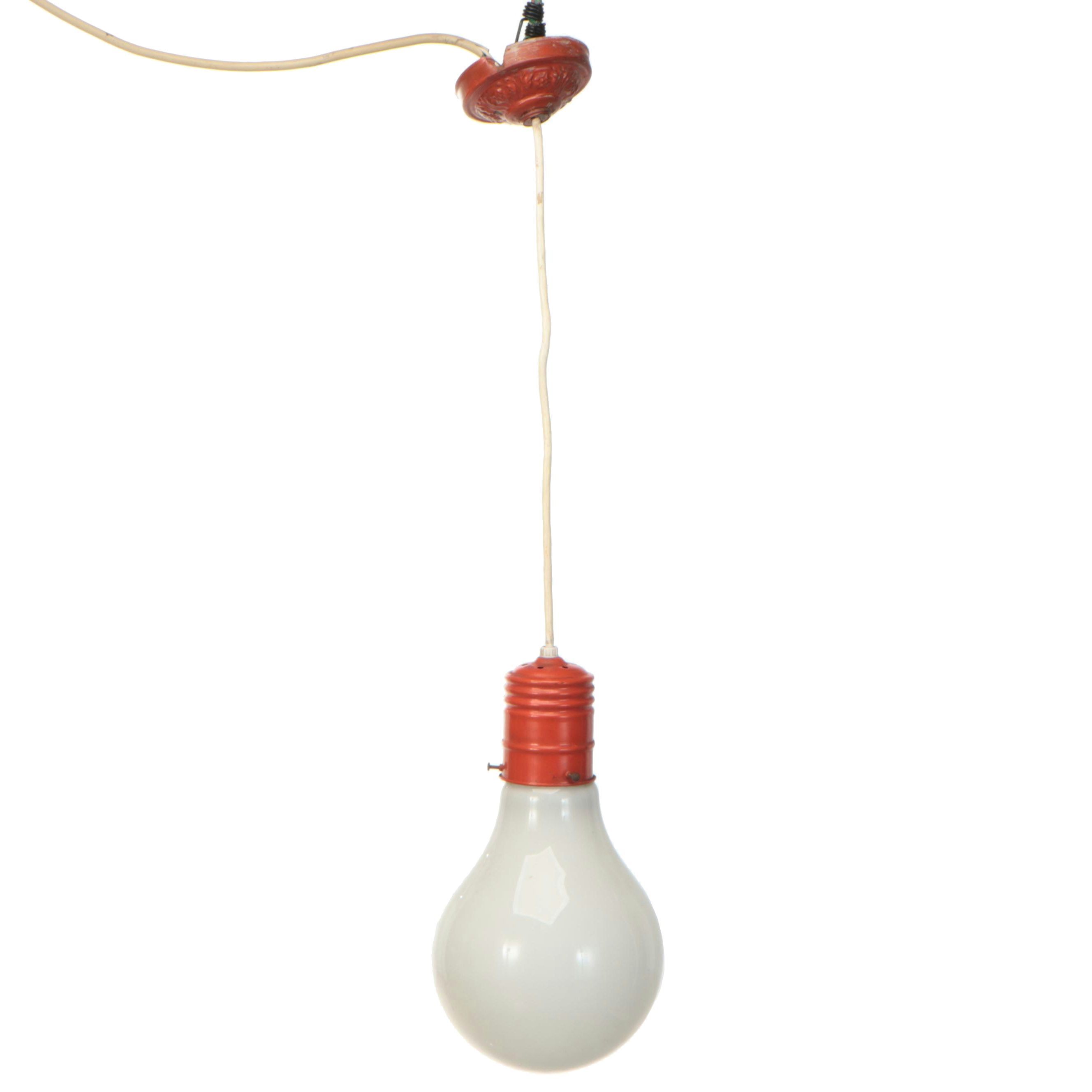 Mid Century Modern Large Light Bulb Pendant