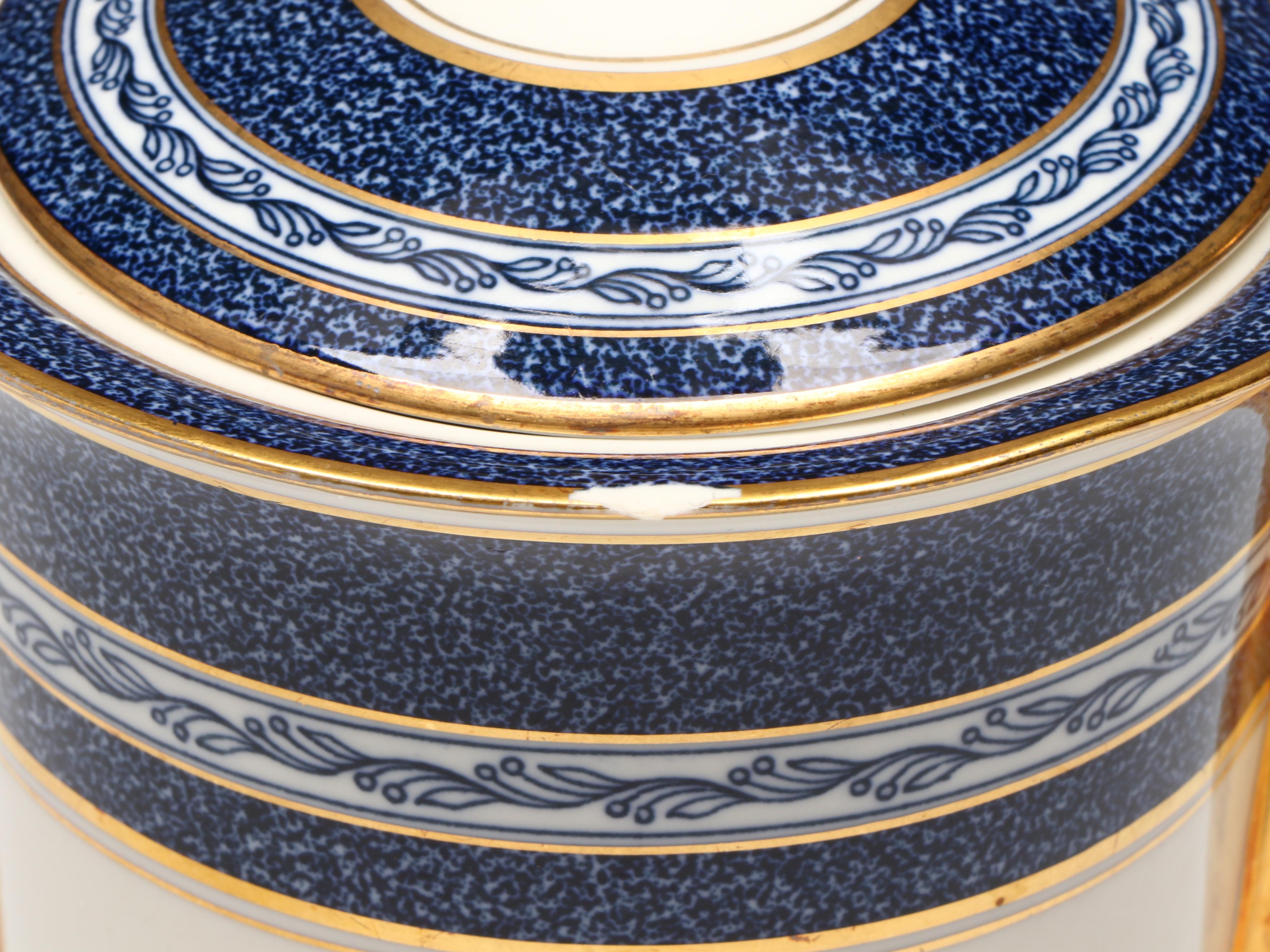 Haviland "Mosaic Cobalt Blue" Porcelain Dinnerware