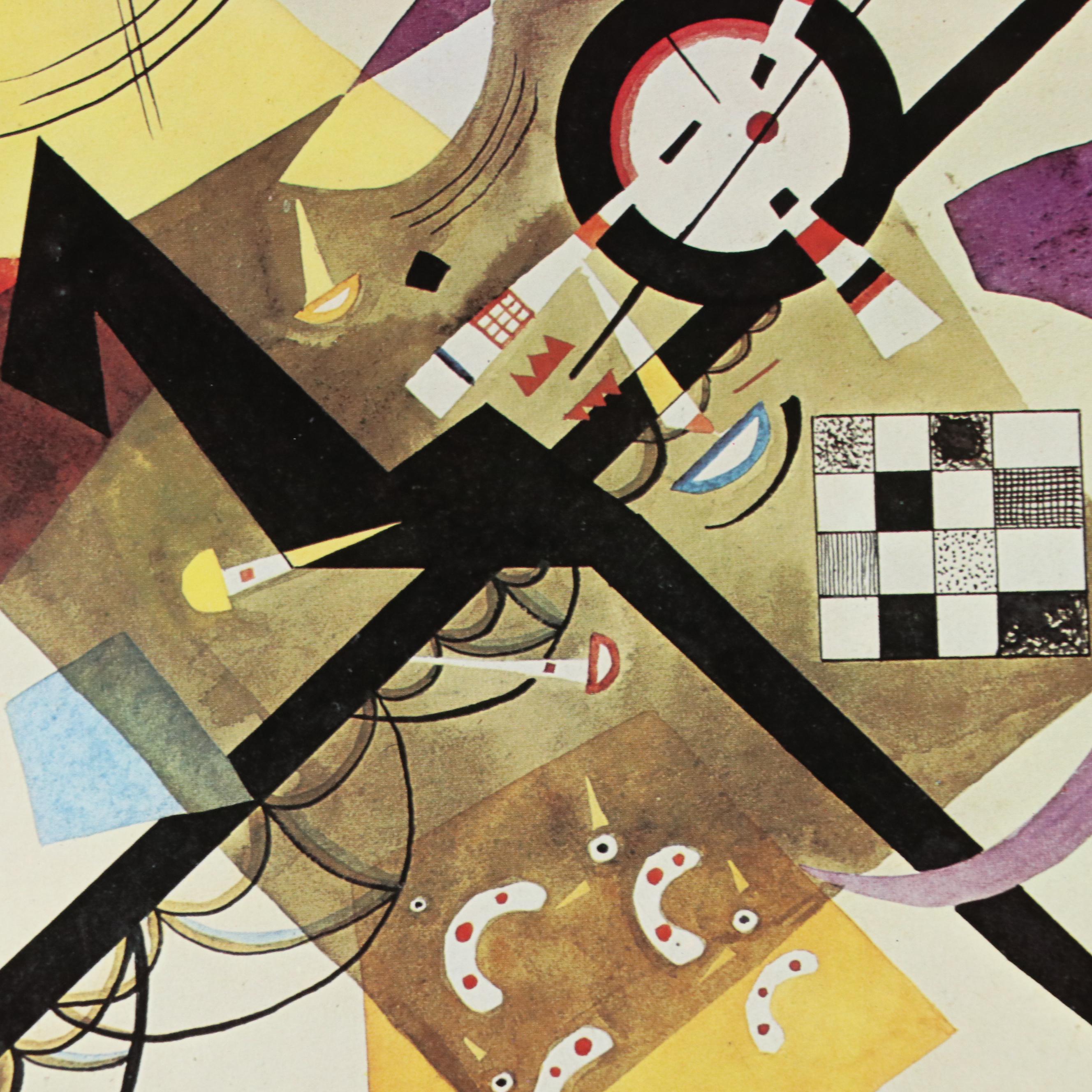 Offset Lithograph Poster After Wassily Kandinsky "On White II"