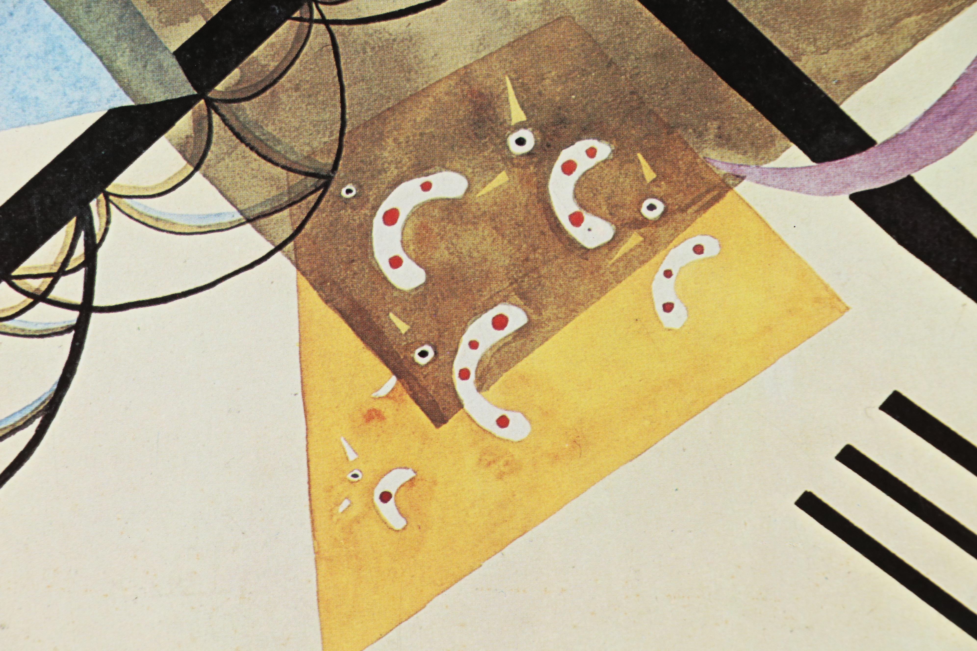 Offset Lithograph Poster After Wassily Kandinsky "On White II"