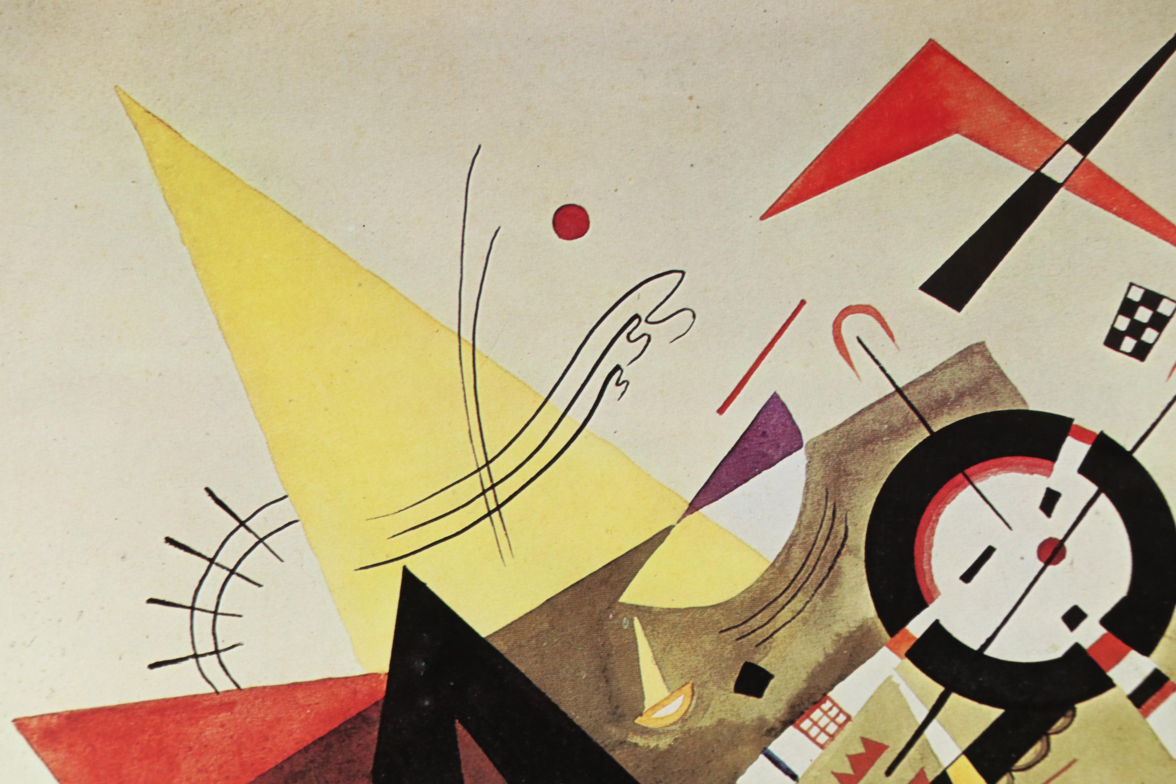 Offset Lithograph Poster After Wassily Kandinsky "On White II"