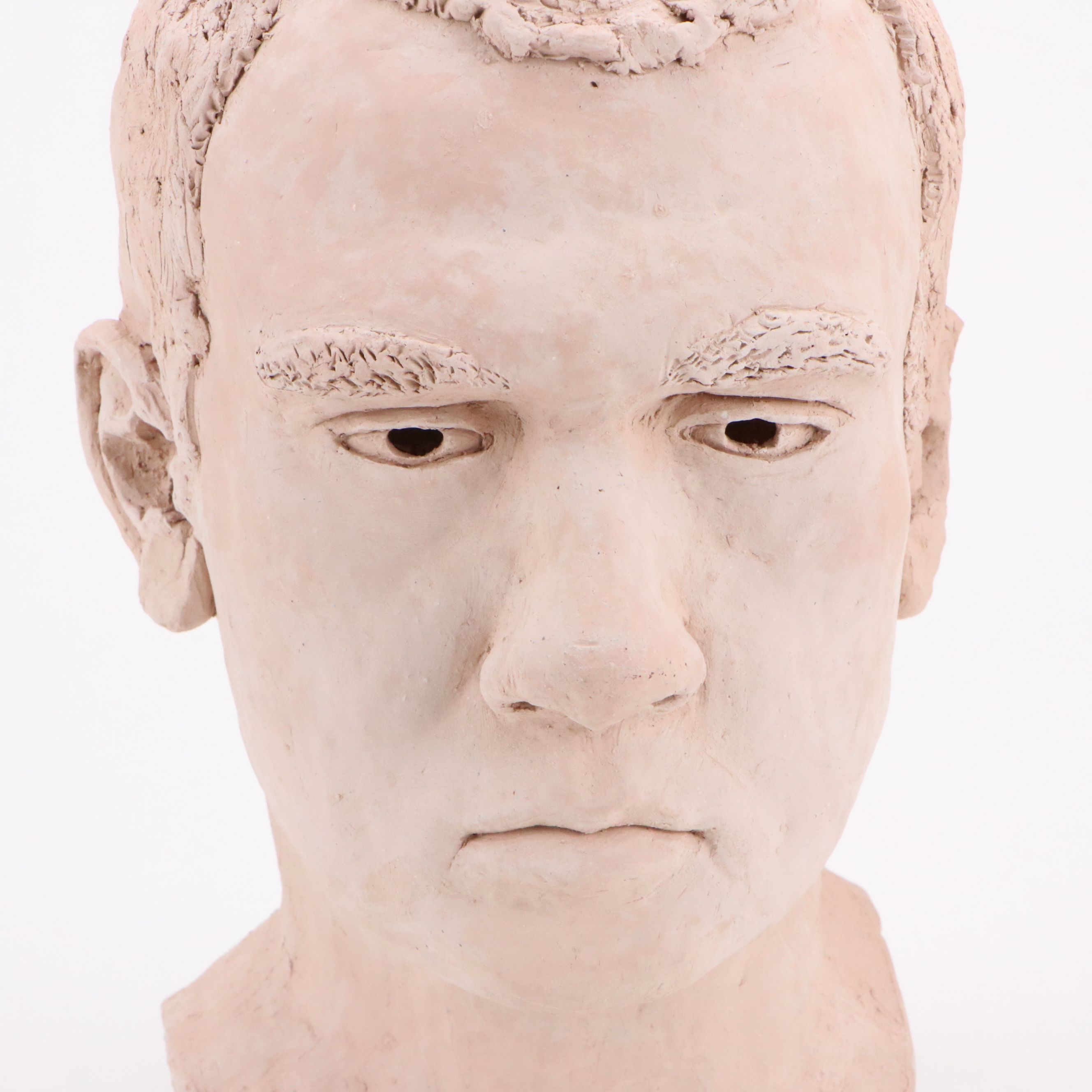 Plaster Bust of a Male