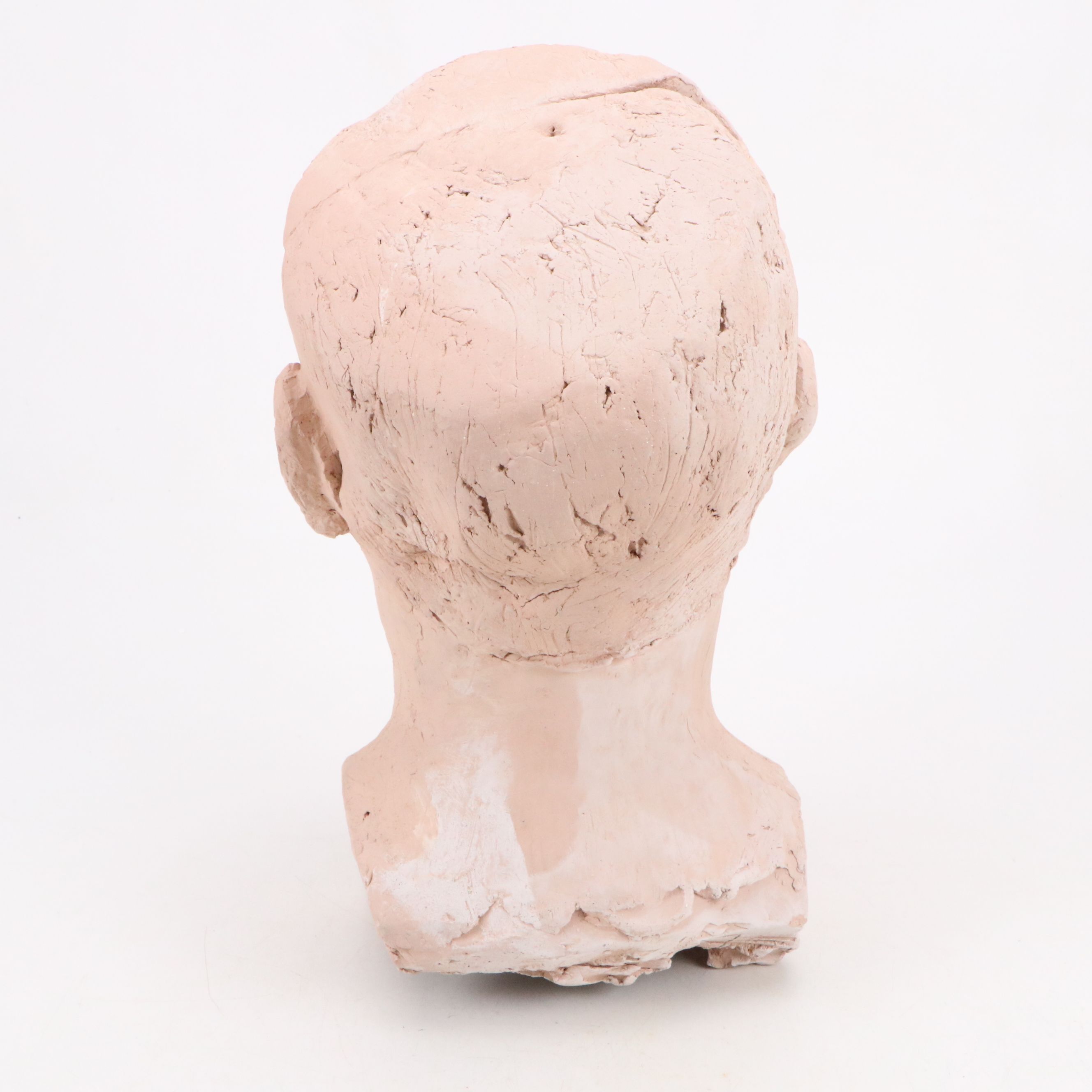 Plaster Bust of a Male
