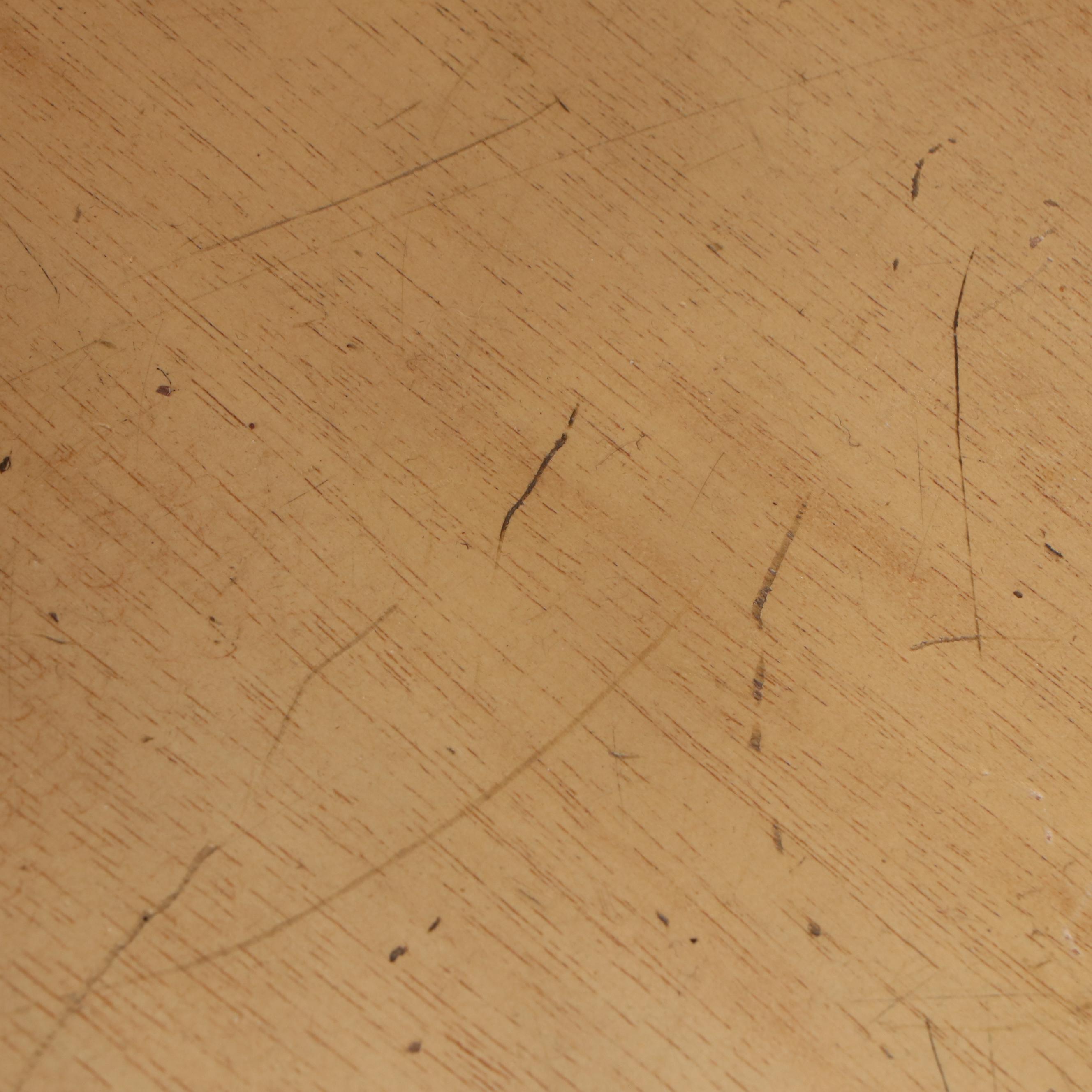 Mid Century Modern Blonde Wood Headboard and Nightstand